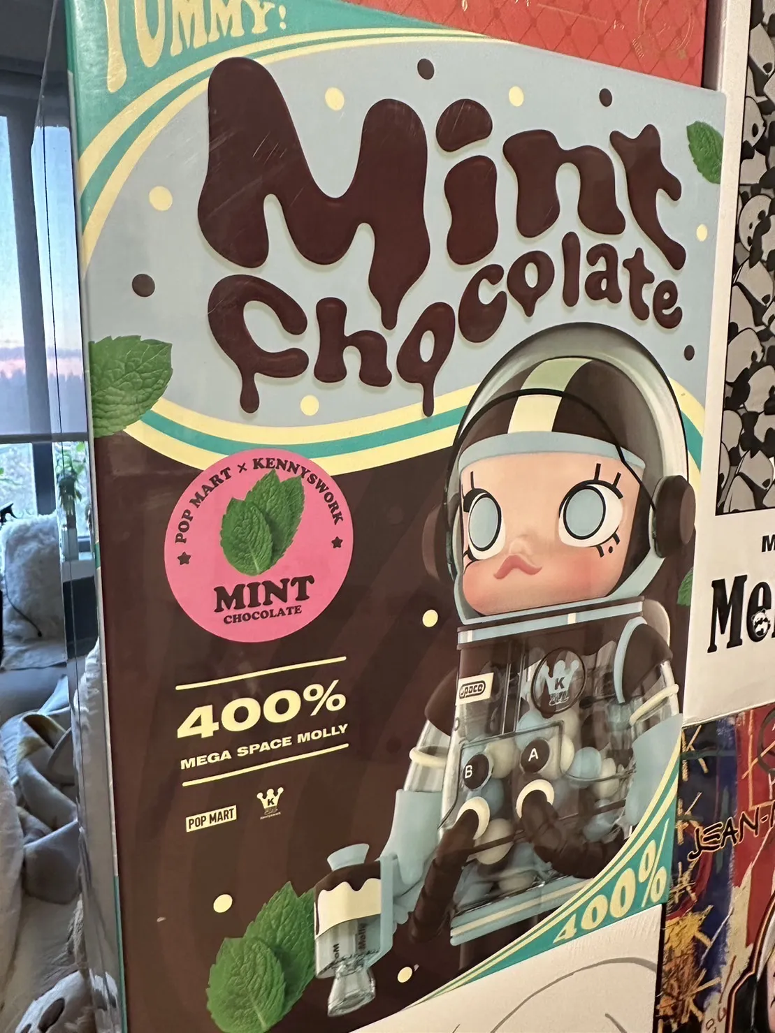 MEGA SPACE MOLLY 400% Mint Chocolate - Mega 400% - POP MART