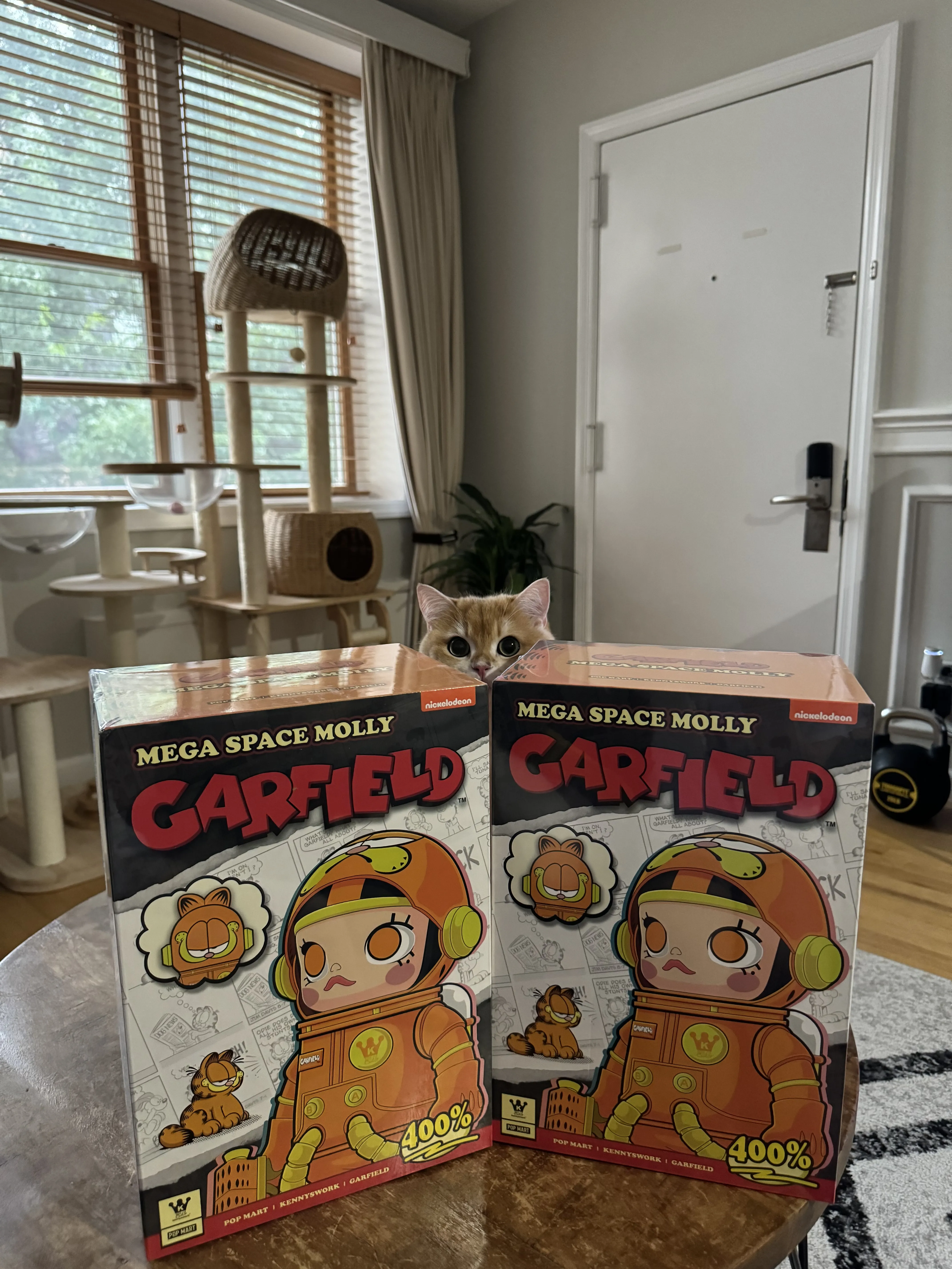 MEGA SPACE MOLLY 400% Garfield - POP MART (Canada)