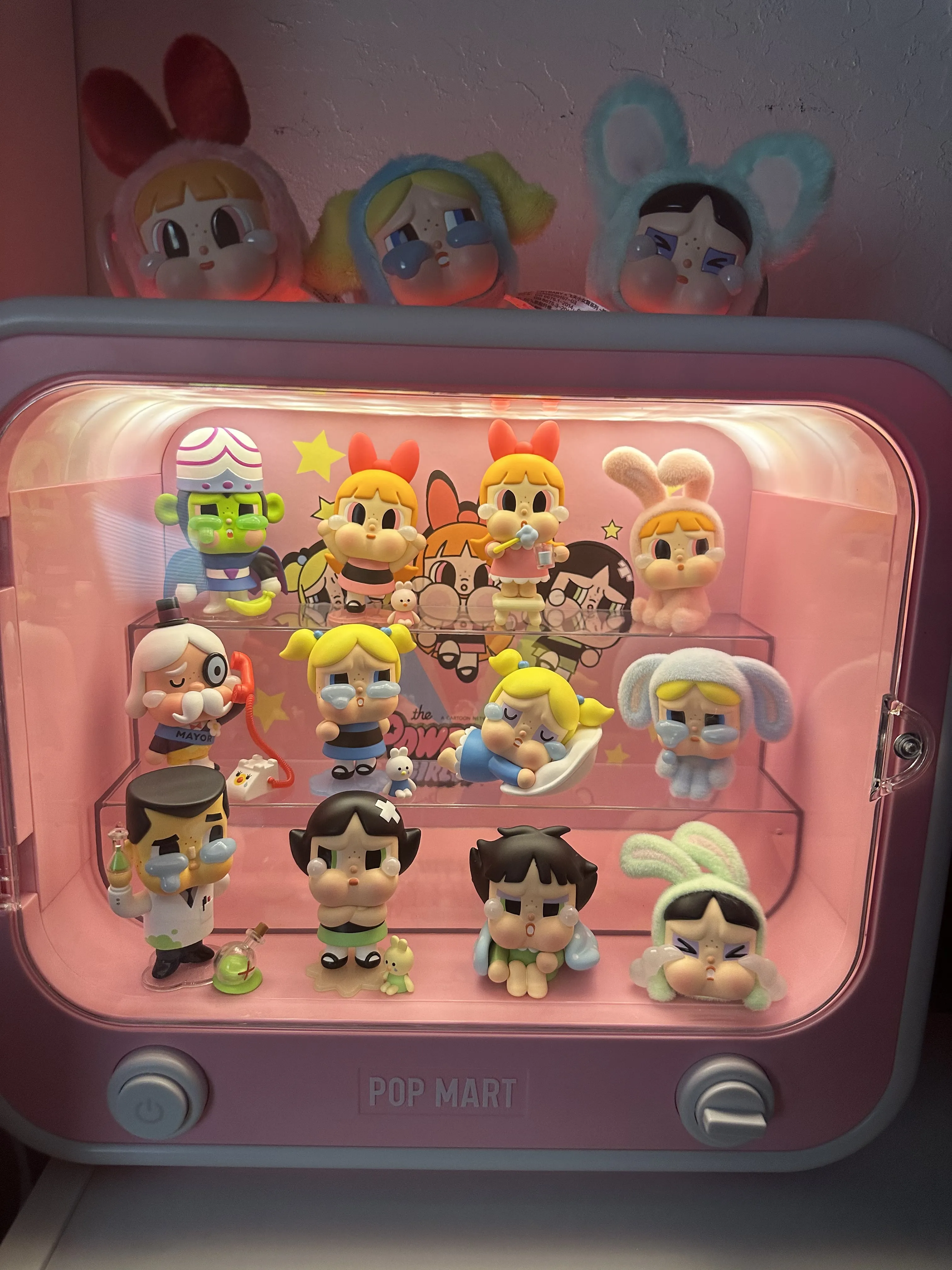 CRYBABY × Powerpuff Girls Series-TV Set Luminous Display Container 