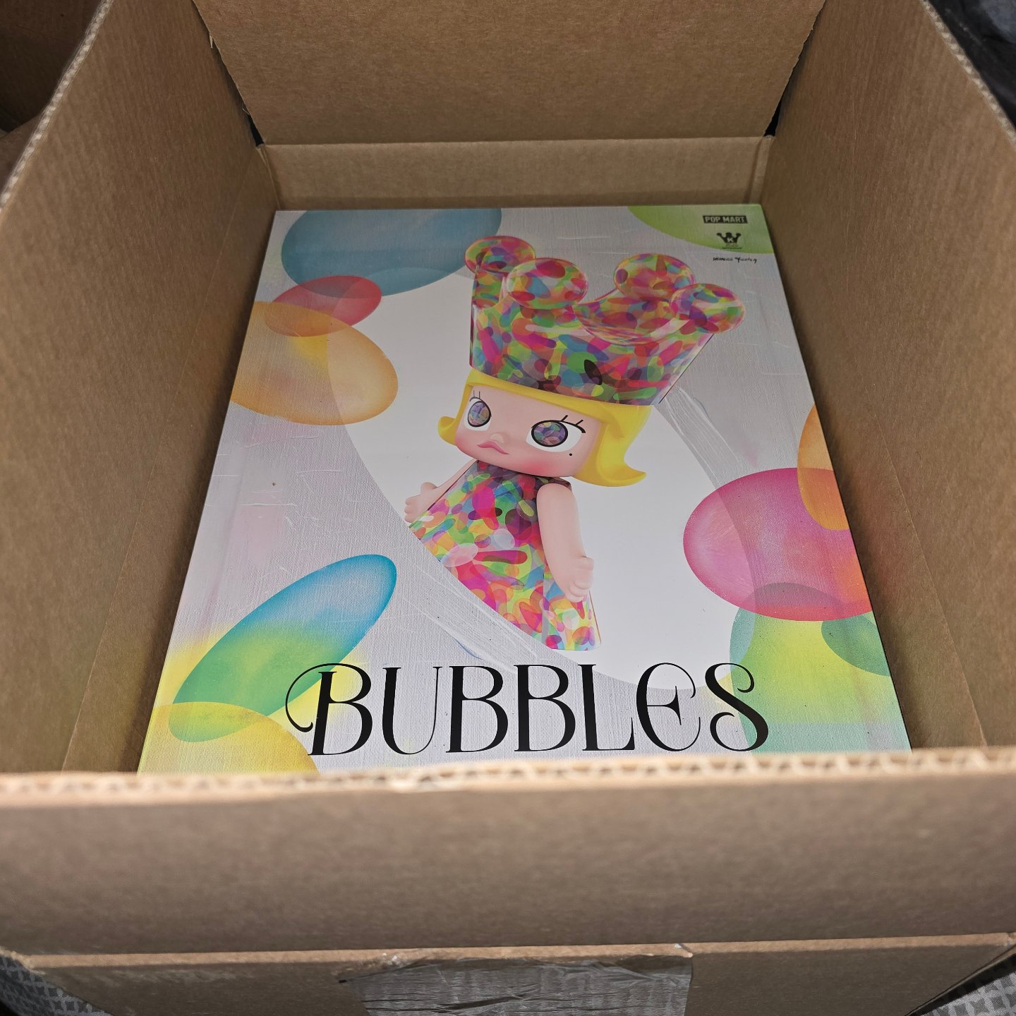 MEGA ROYAL MOLLY 400% Huang Yuxing-Bubbles - POP MART