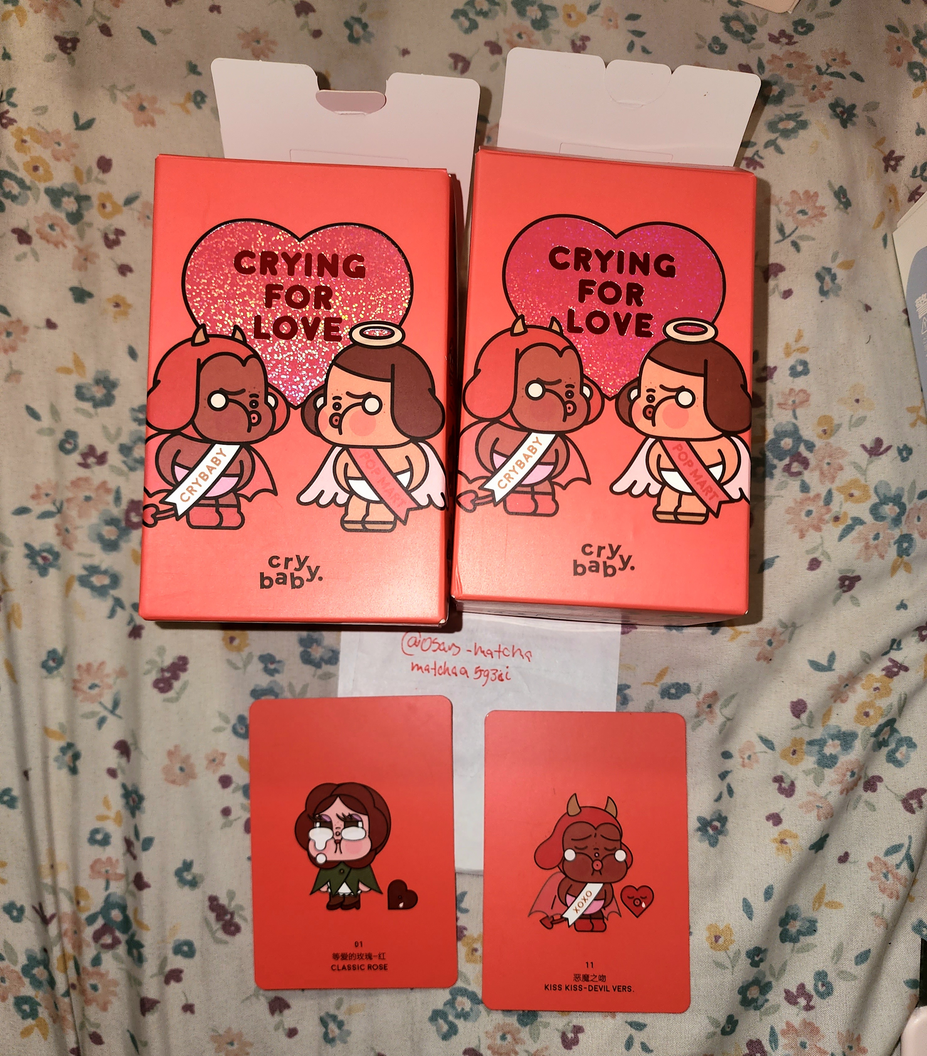 POP NOW:CRYBABY Crying For Love Series Figures - POP MART