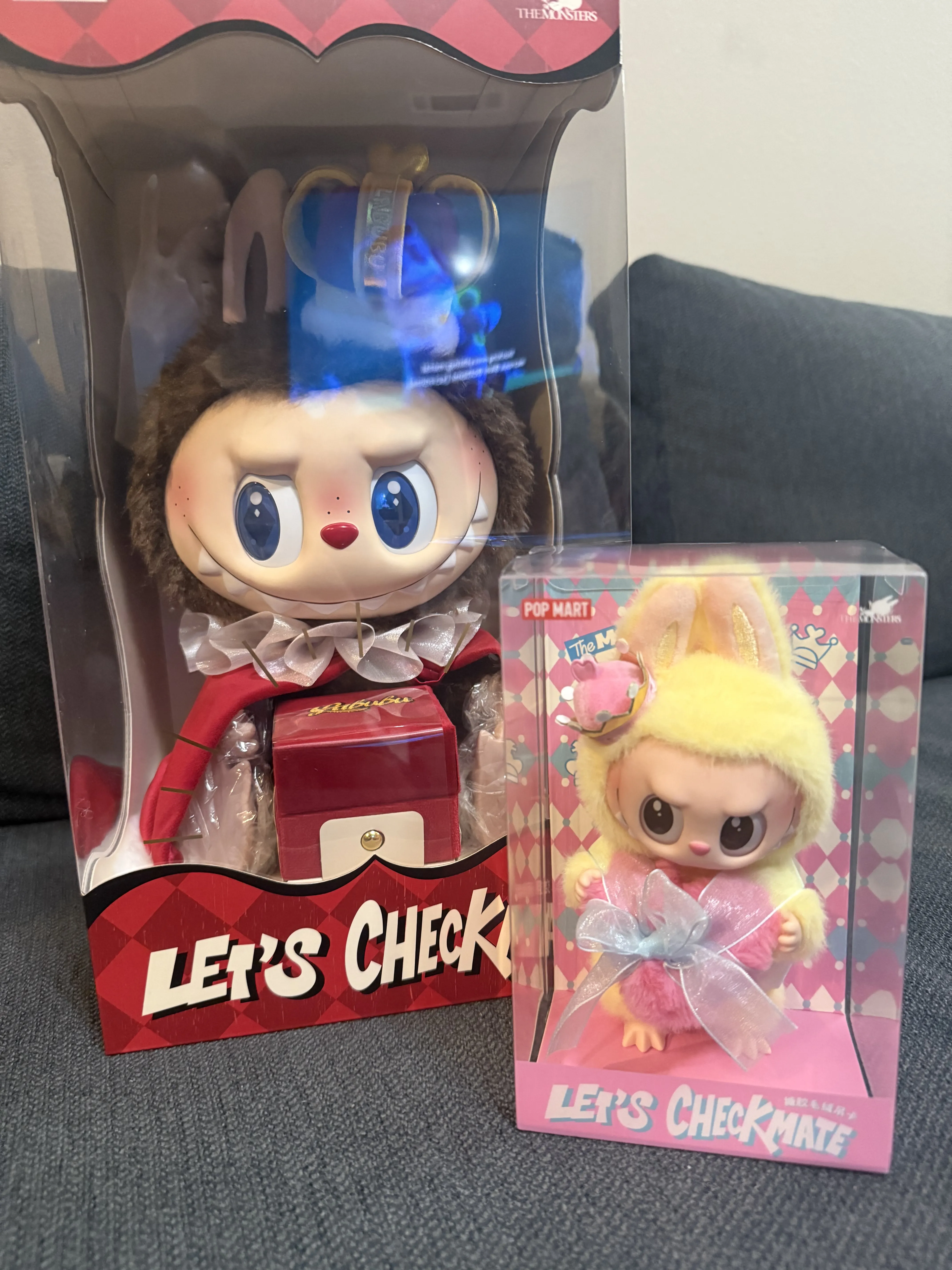 THE MONSTERS Let's Checkmate Series-Vinyl Plush Doll - POP THE MONSTERS Let's Checkmate Series-Vinyl Plush Doll - POP
