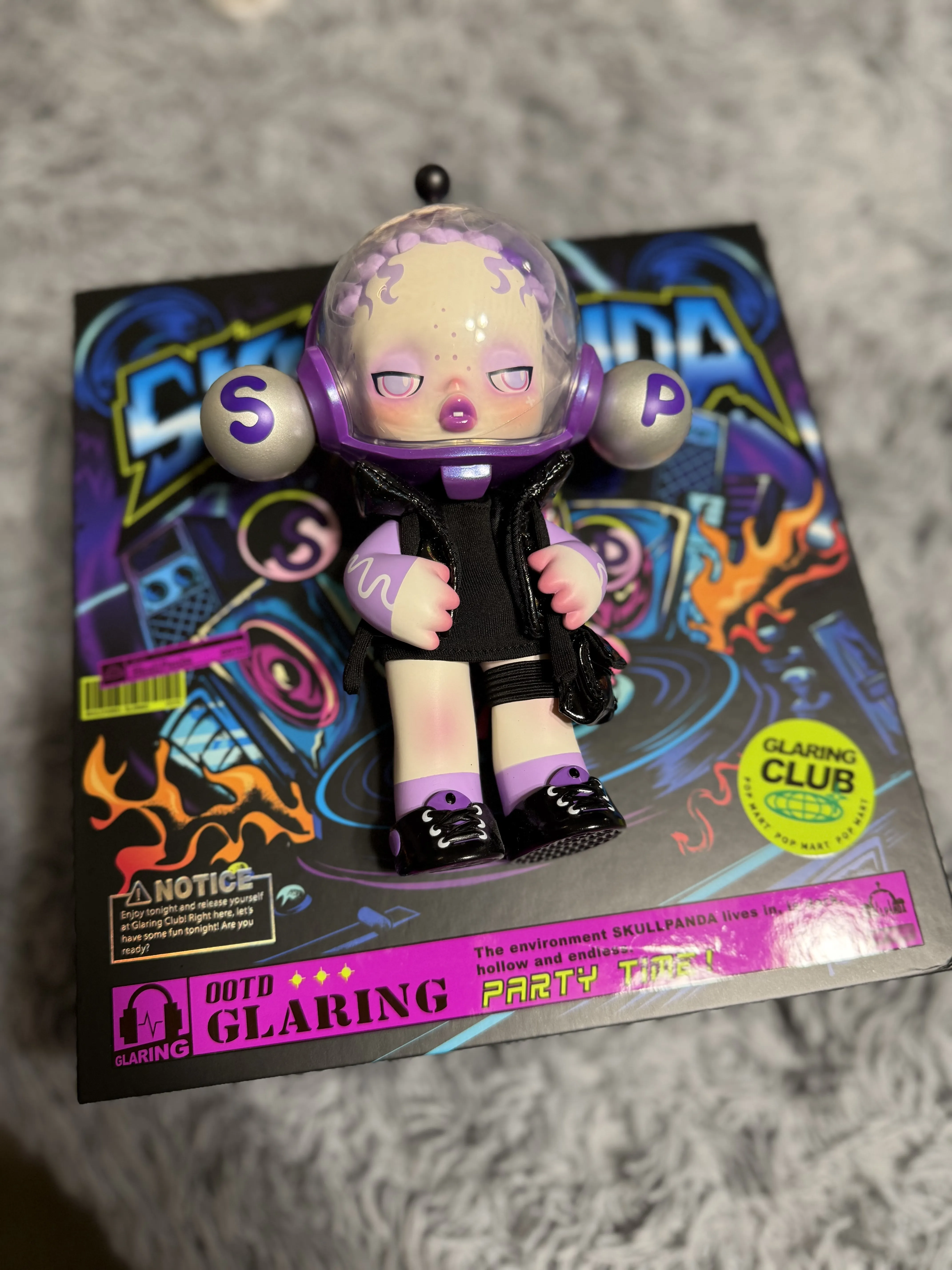 その他 SKULLPANDA OOTD Glaring SKULLPANDA OOTD Glaring Figurine - Figurine - POP MART