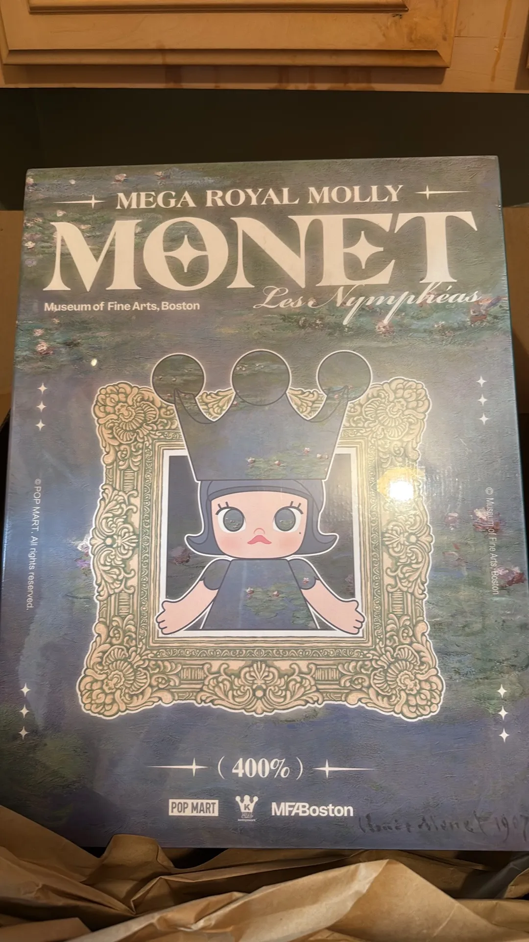 MEGA ROYAL MOLLY 400% Monet-Les Nymphéas - POP MART (Canada)