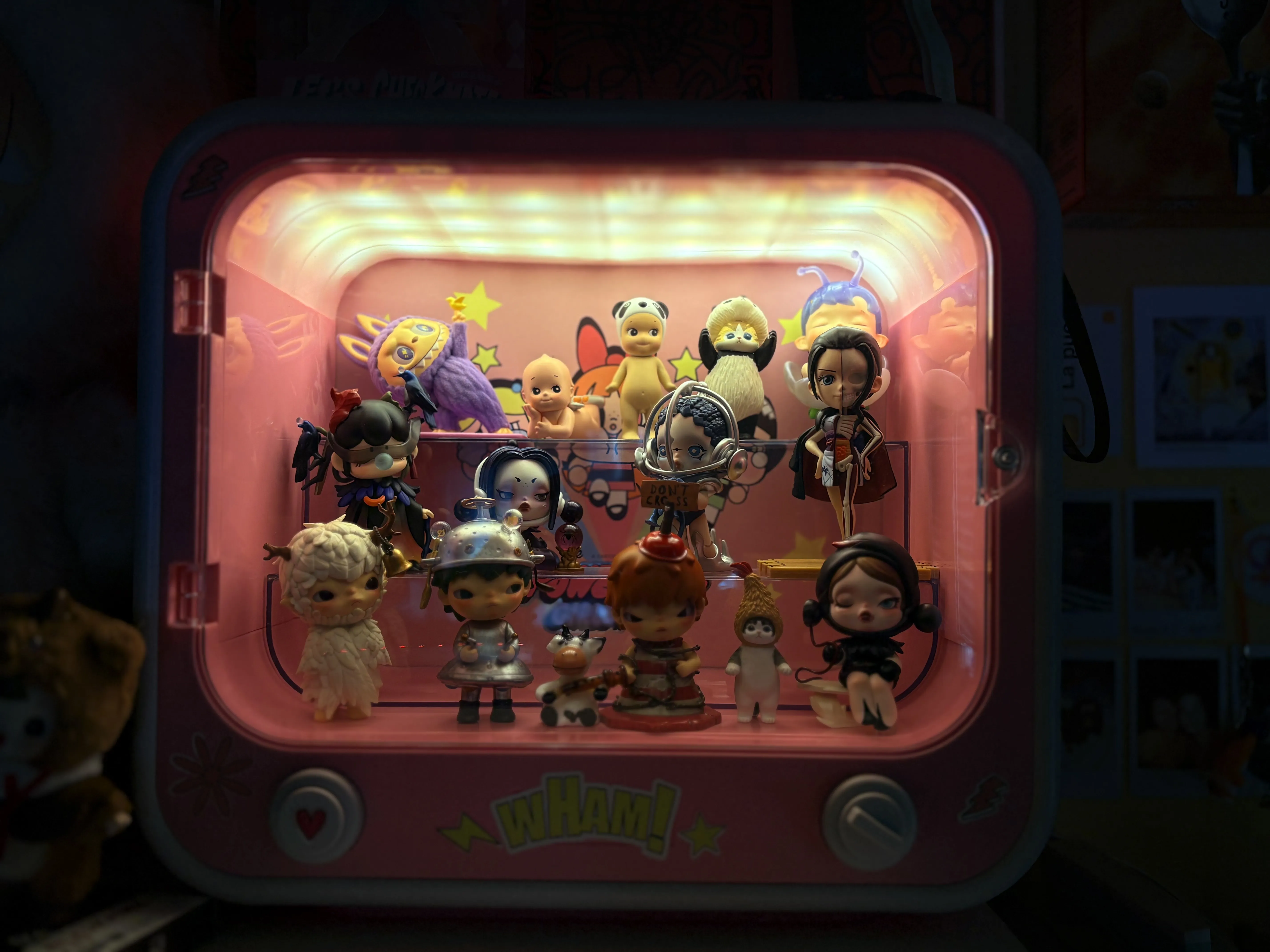 CRYBABY × Powerpuff Girls Series-TV Set Luminous Display