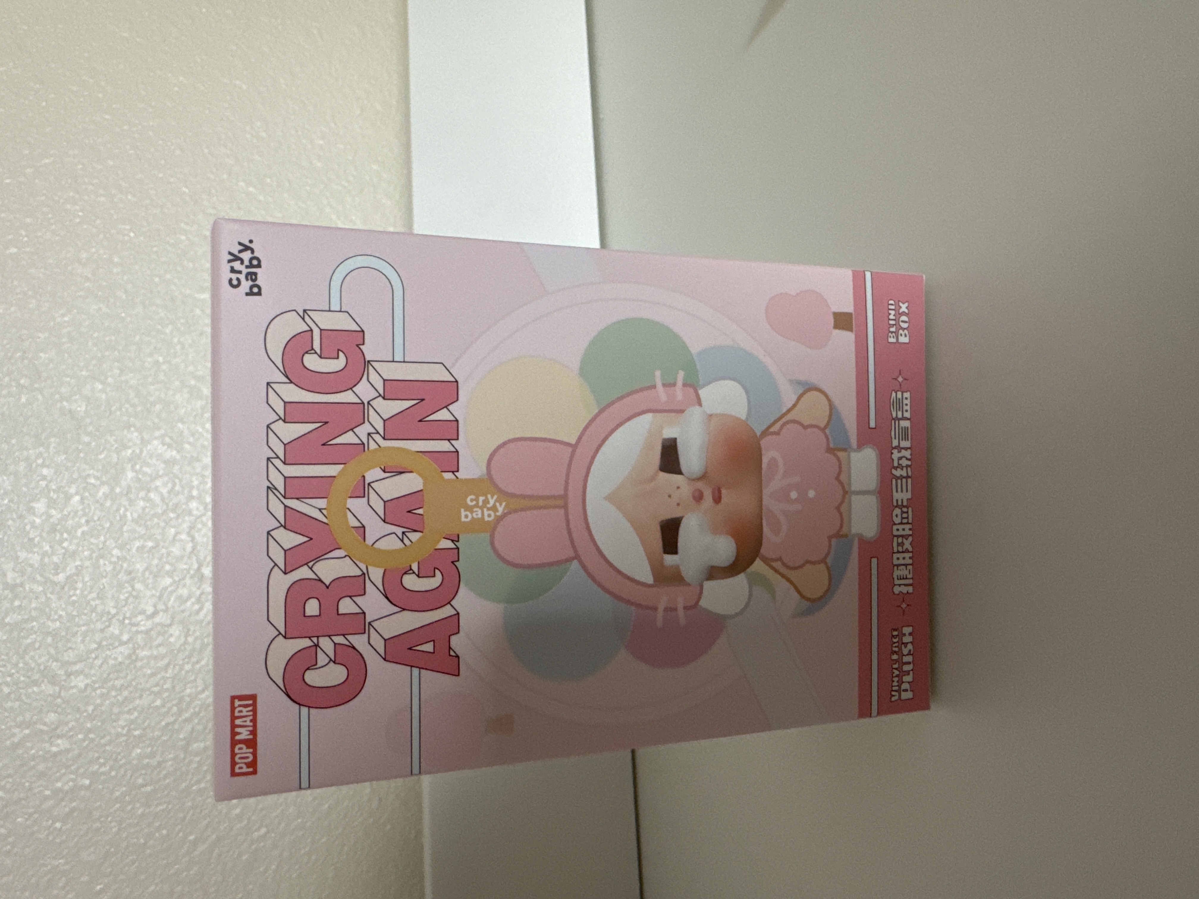 POP NOW:CRYBABY Crying Again Series-Vinyl Face Plush Blind