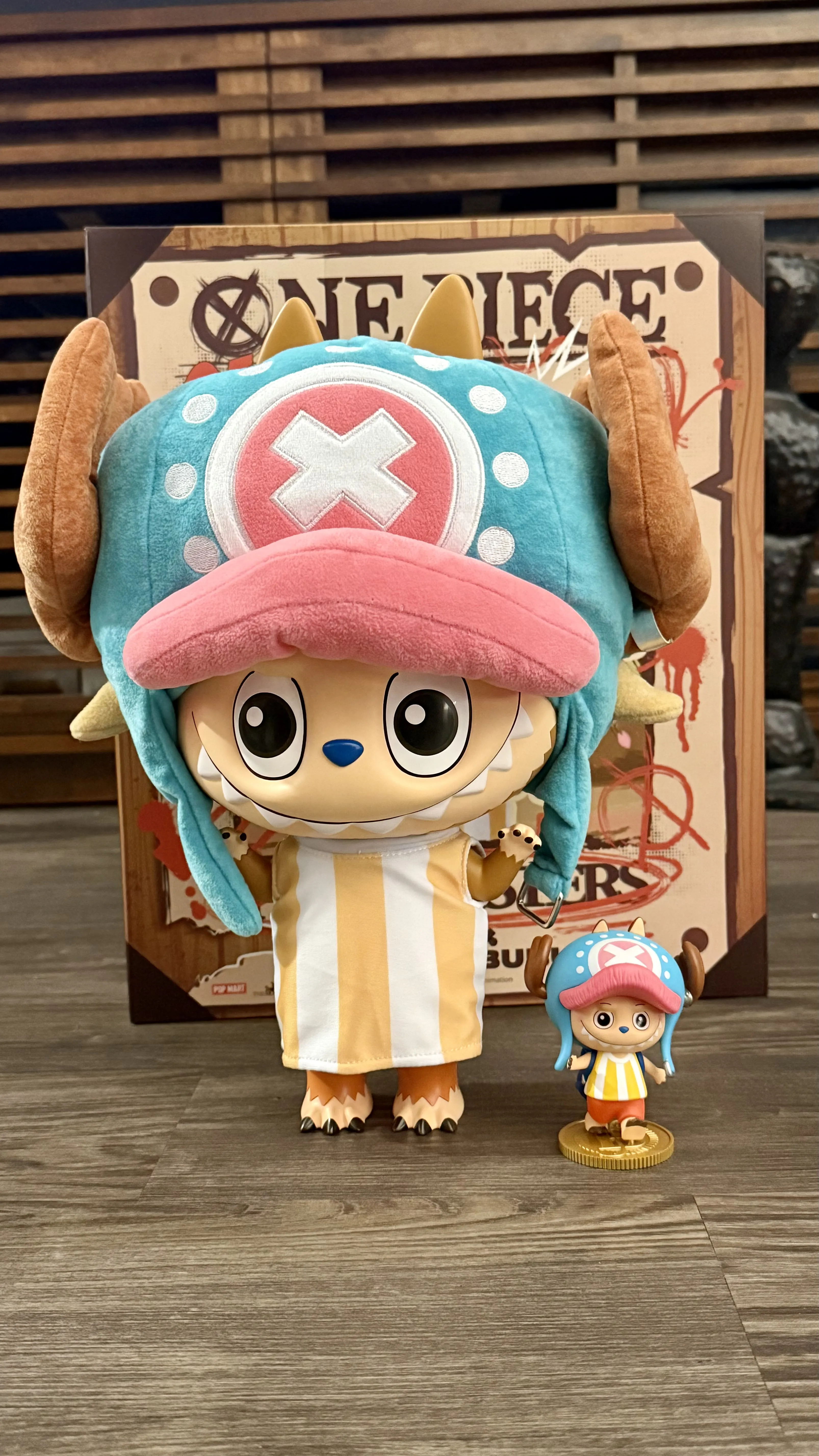 10/5〜POP MART チョッパー　ラブブ 400% popmart labubu チョッパー×ラブブ 400% - メルカリ