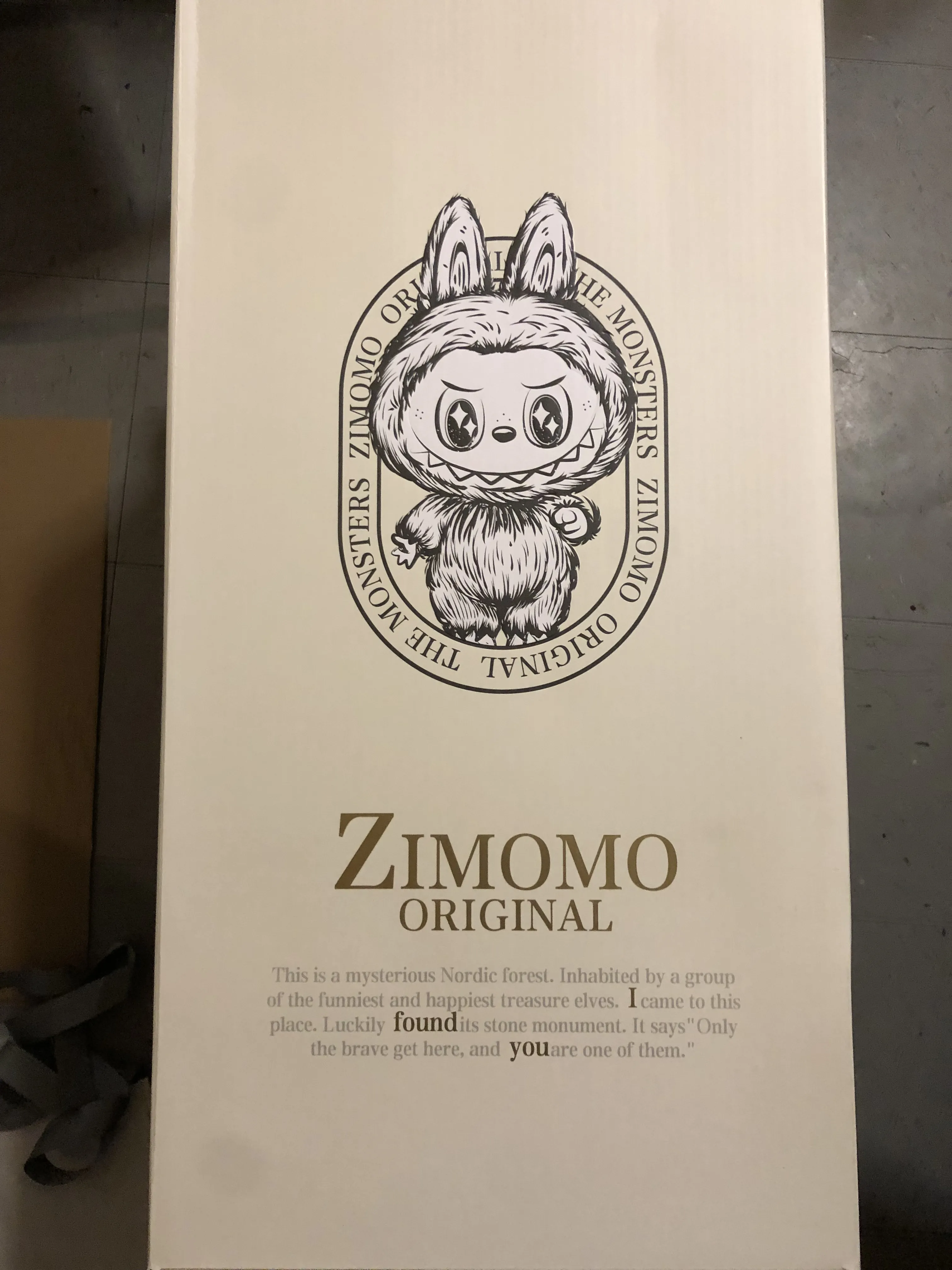THE MONSTERS ZIMOMO I FOUND YOU レシート付き THE MONSTERS - BEST OF LUCK Vinyl Plush Doll | Designer