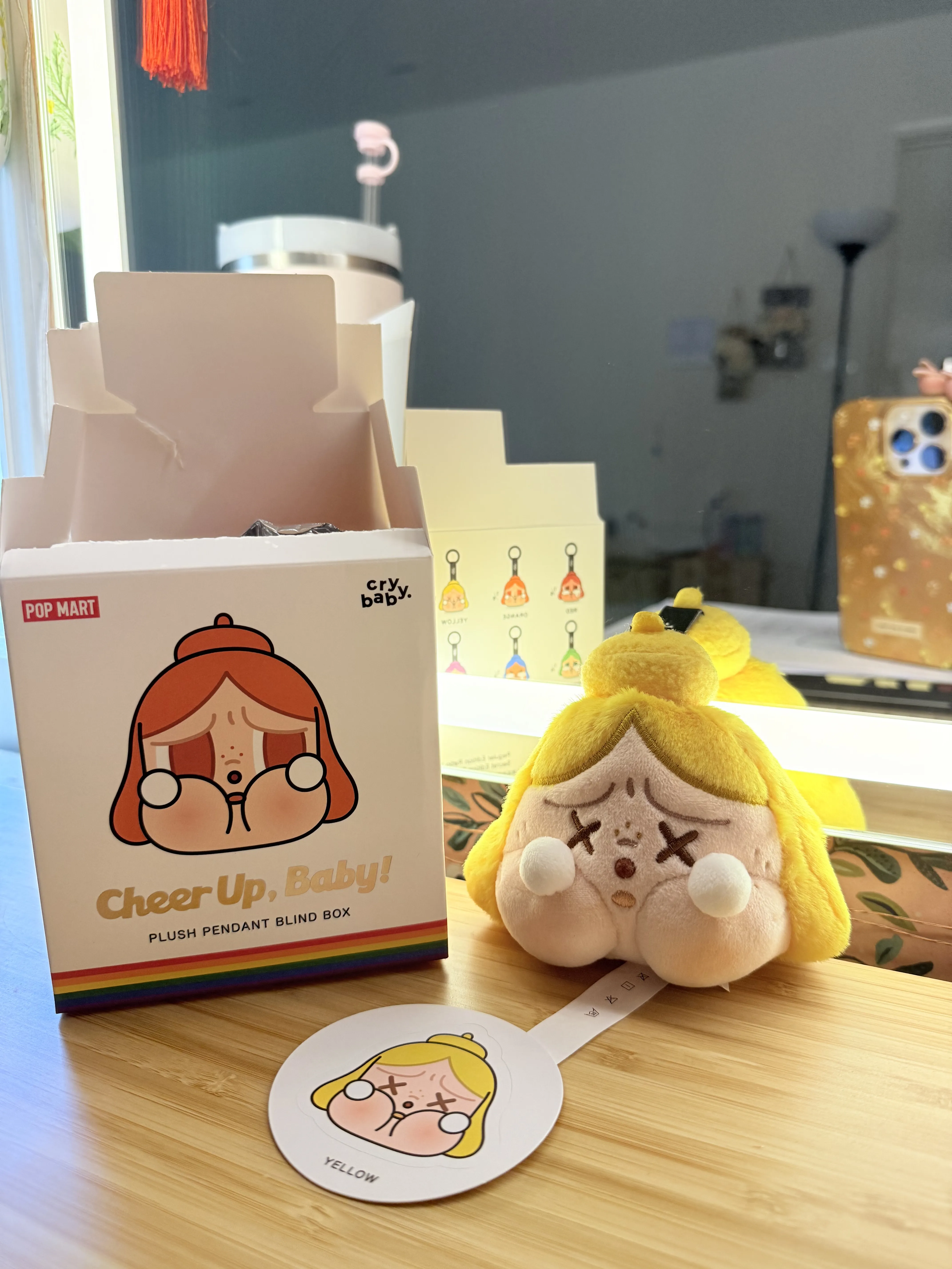 Cheer Up, Baby! プラッシュペンダント POP NOW:CRYBABY CHEER UP, BABY! SERIES-Plush Pendant Blind