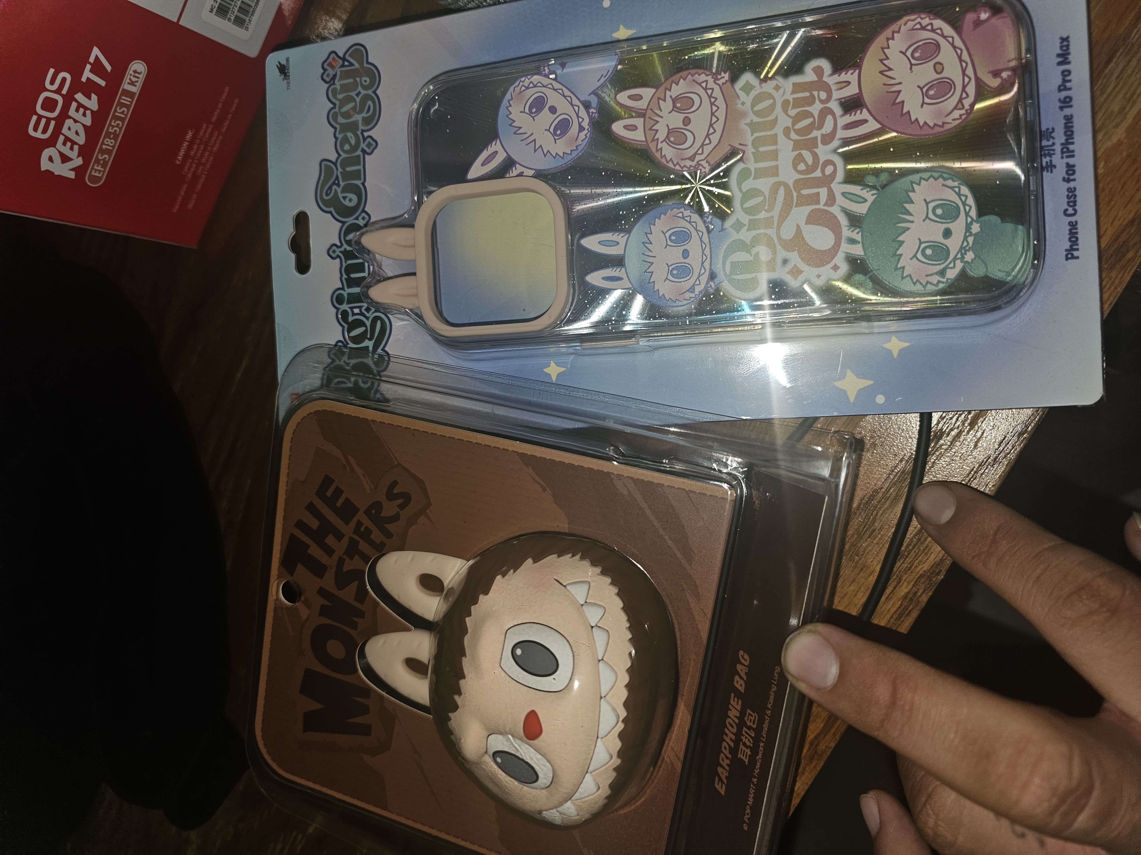 LABUBU Originals-Brown Silicone Earphone Bag | Accessories
