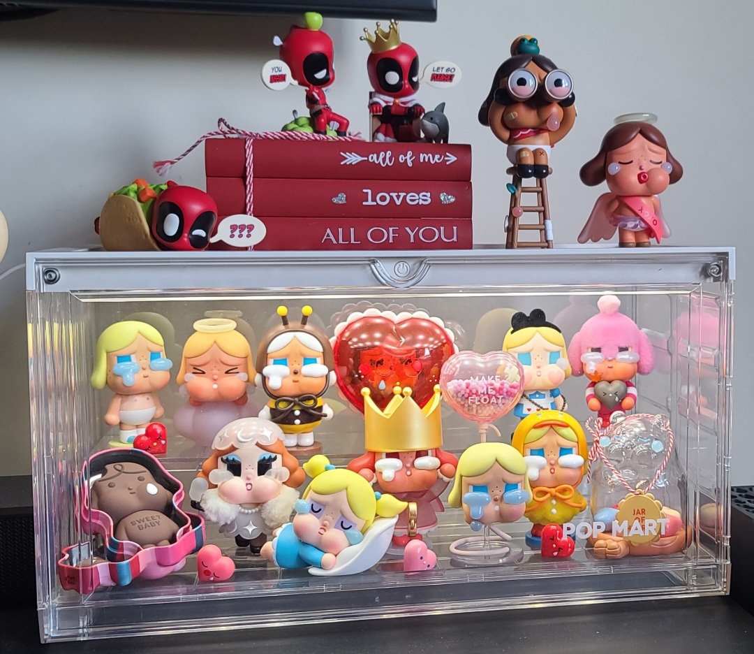 POP MART 100% ライト付き ディスプレイ コンテナ クリア POP MART 100% Assemblable Lighted Display Container - POP