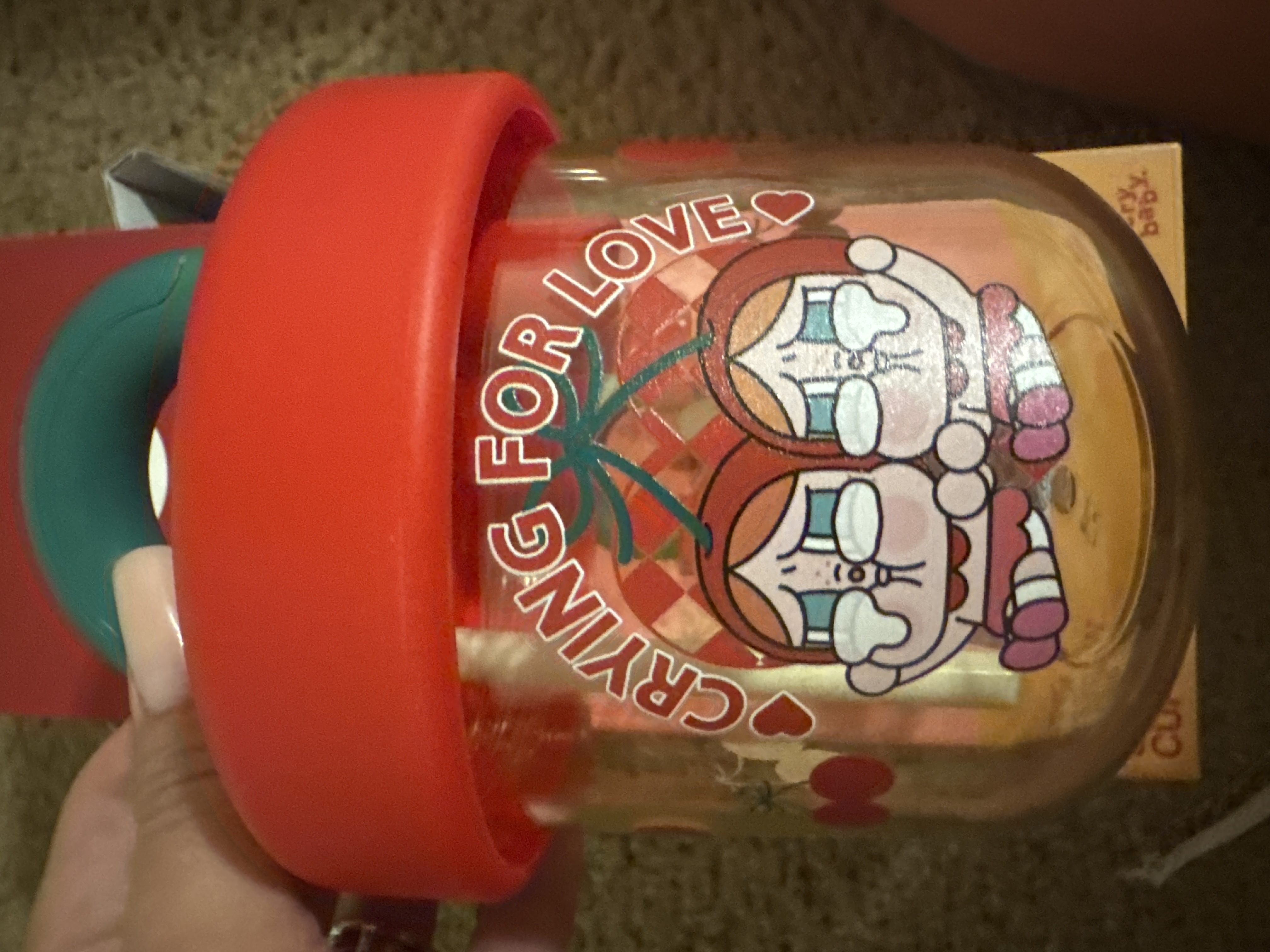 CRYBABY Crying For Love Series-Straw Cup - POP MART (Canada)