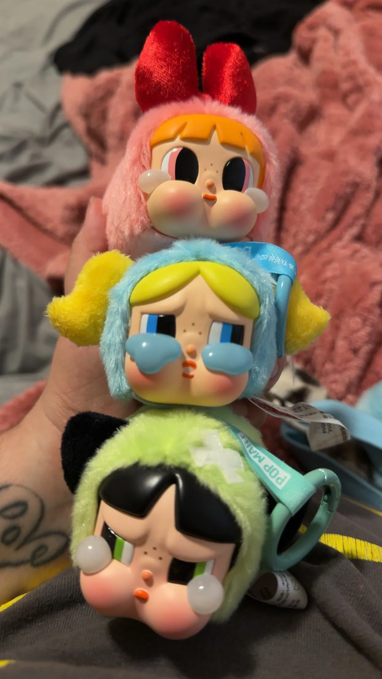 POP NOW:CRYBABY × Powerpuff Girls Series-Vinyl Face Plush