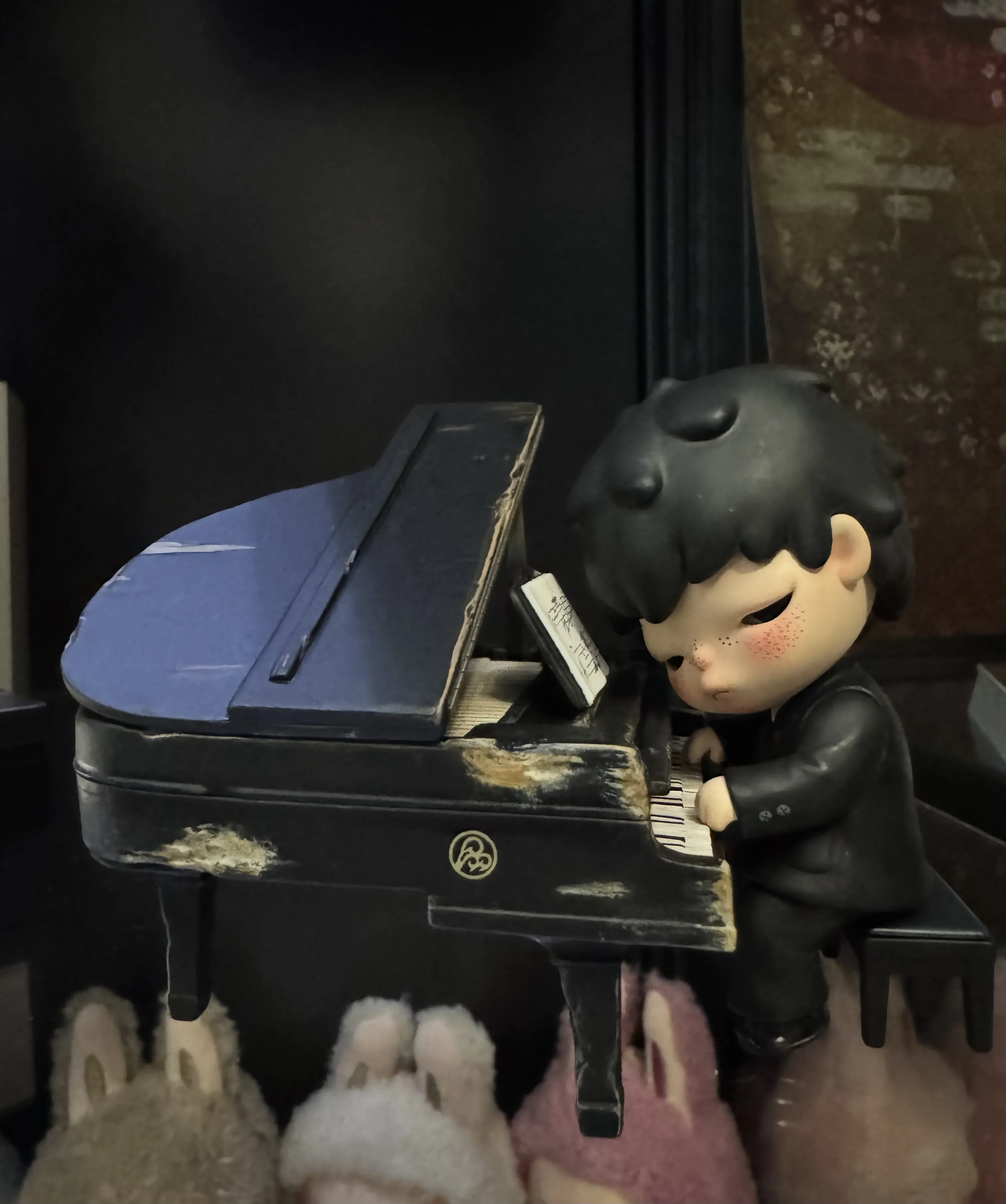 POPMART Hirono THE PIANIST Limited Edition Figure Designer