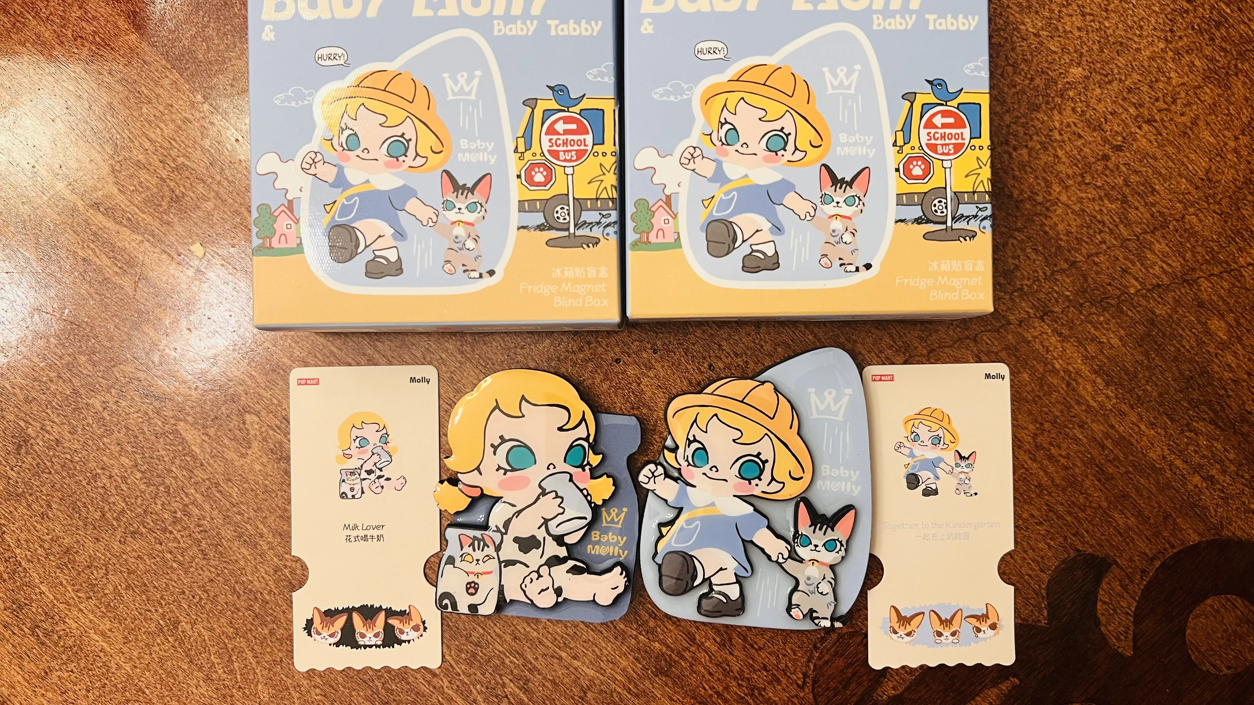 POP NOW:Baby Molly & Baby Tabby Series-Fridge Magnet Blind