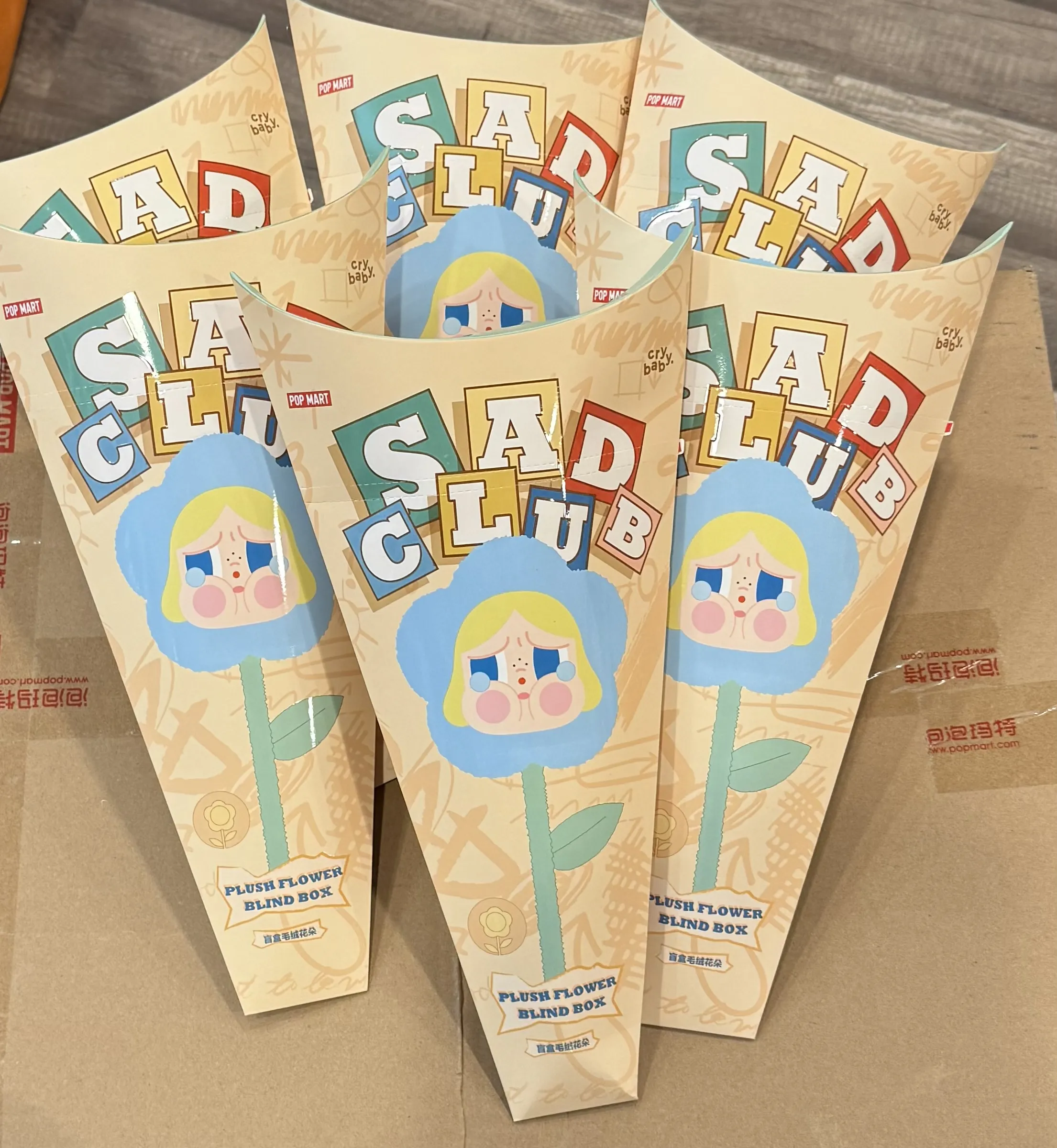 CRYBABY Sad Club Series | Plush Flower Blind Box - POP MART