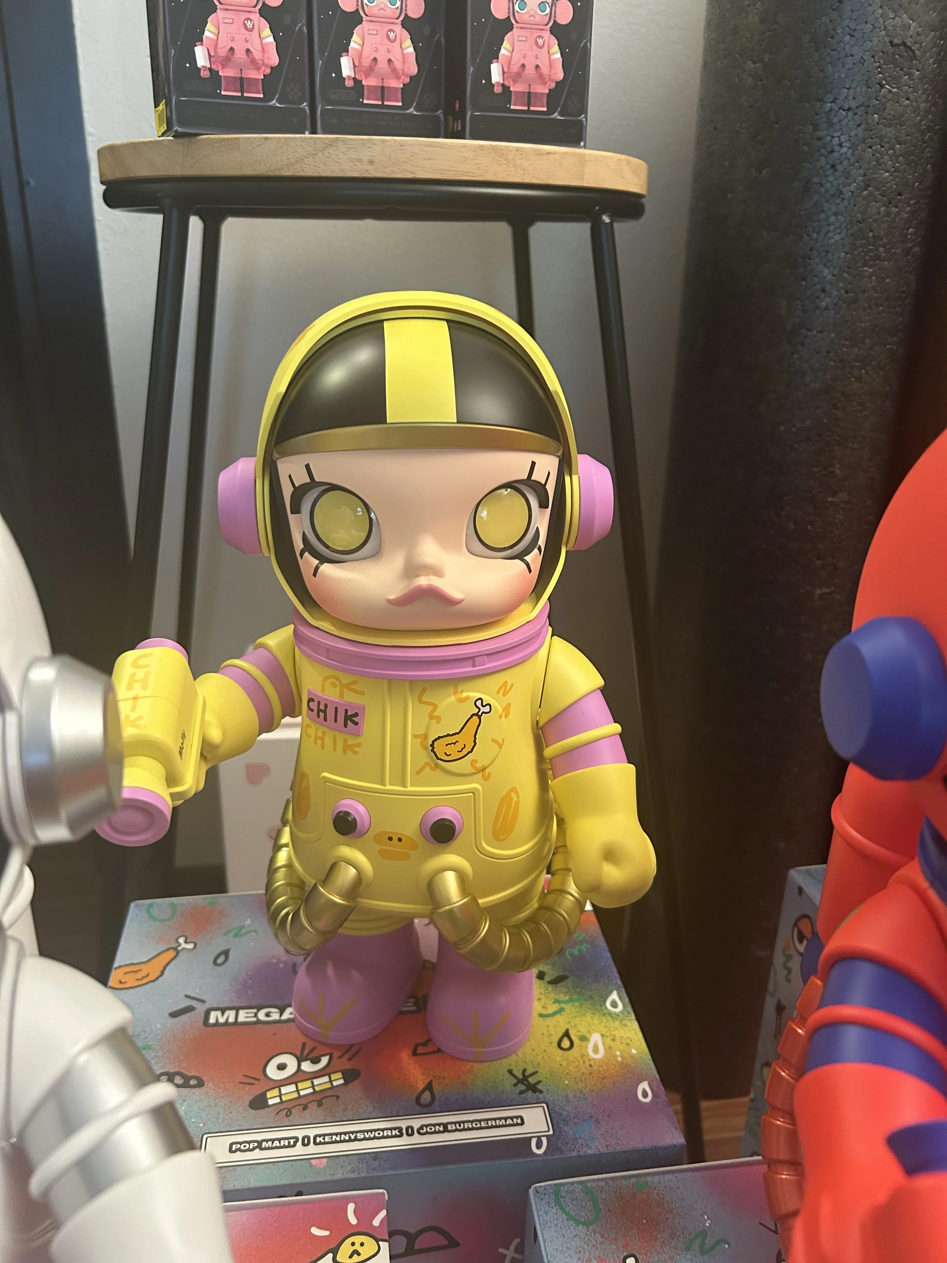 その他 Mega Space Molly 400% Jon Burgerman PUPU POP NOW:MEGA SPACE MOLLY 400% JON BURGERMAN SPACE CADETS Series