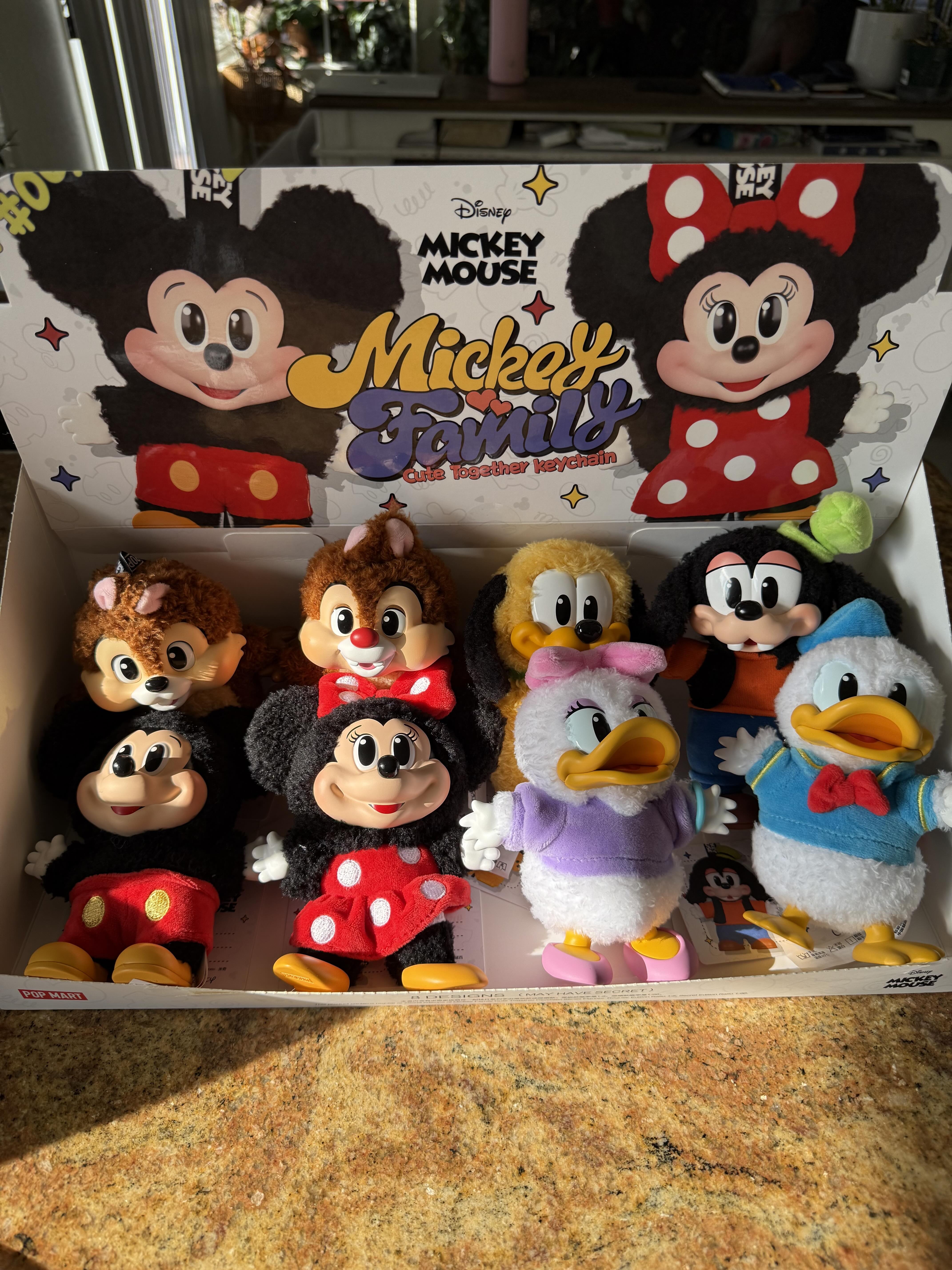 Mickey Family Cute Together Keychain Series Figures - POP