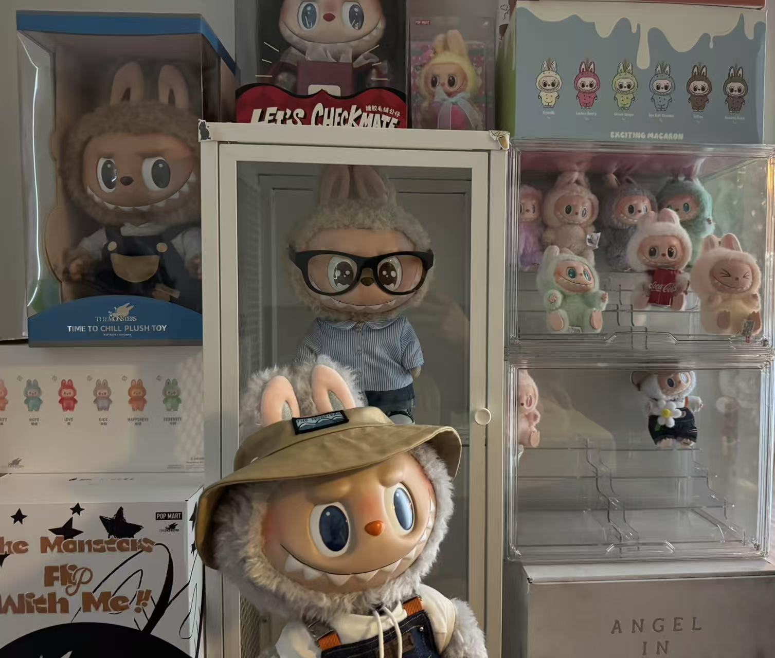【2点セット】THE MONSTERS TIME TO CHILL Plush LABUBU Popmart Time to Chill The Monsters Vinyl Plush Doll