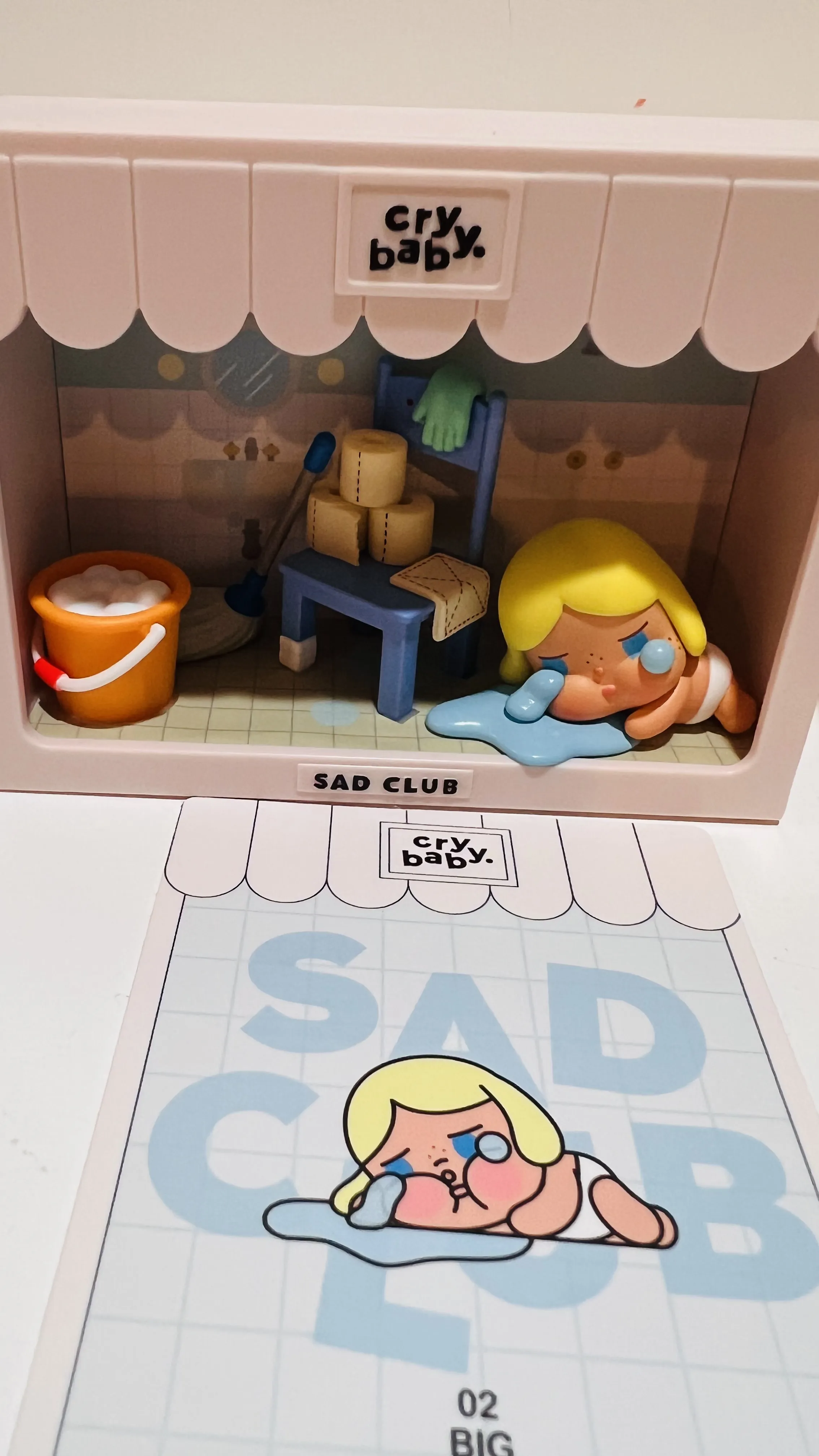 POP NOW:CRYBABY Sad Club Series Scene Sets - POP MART