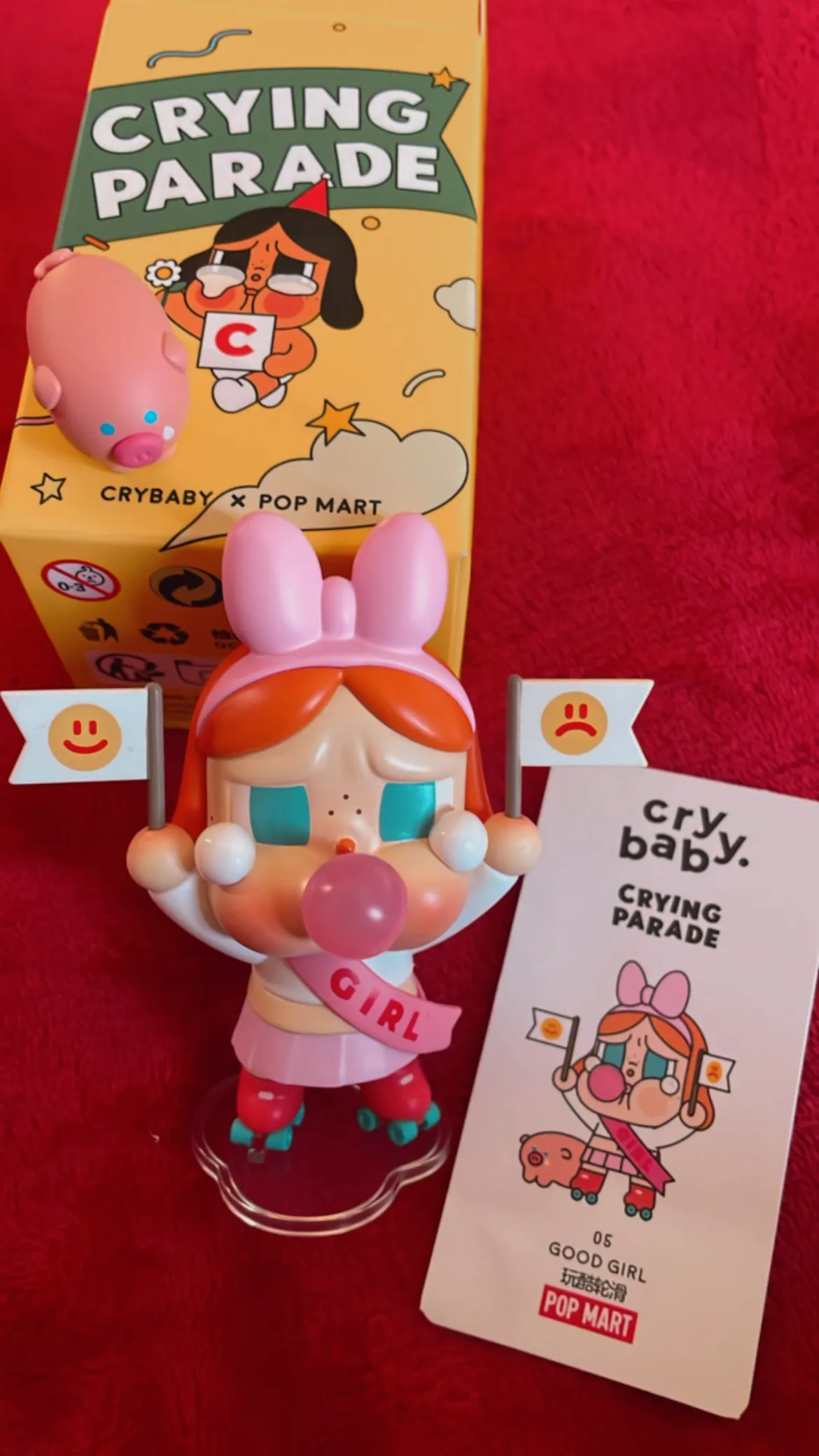 POP MART CRYING PARADE フィギュアセット POP MART Crybaby Crying Parade Series BlindBox Confirmed