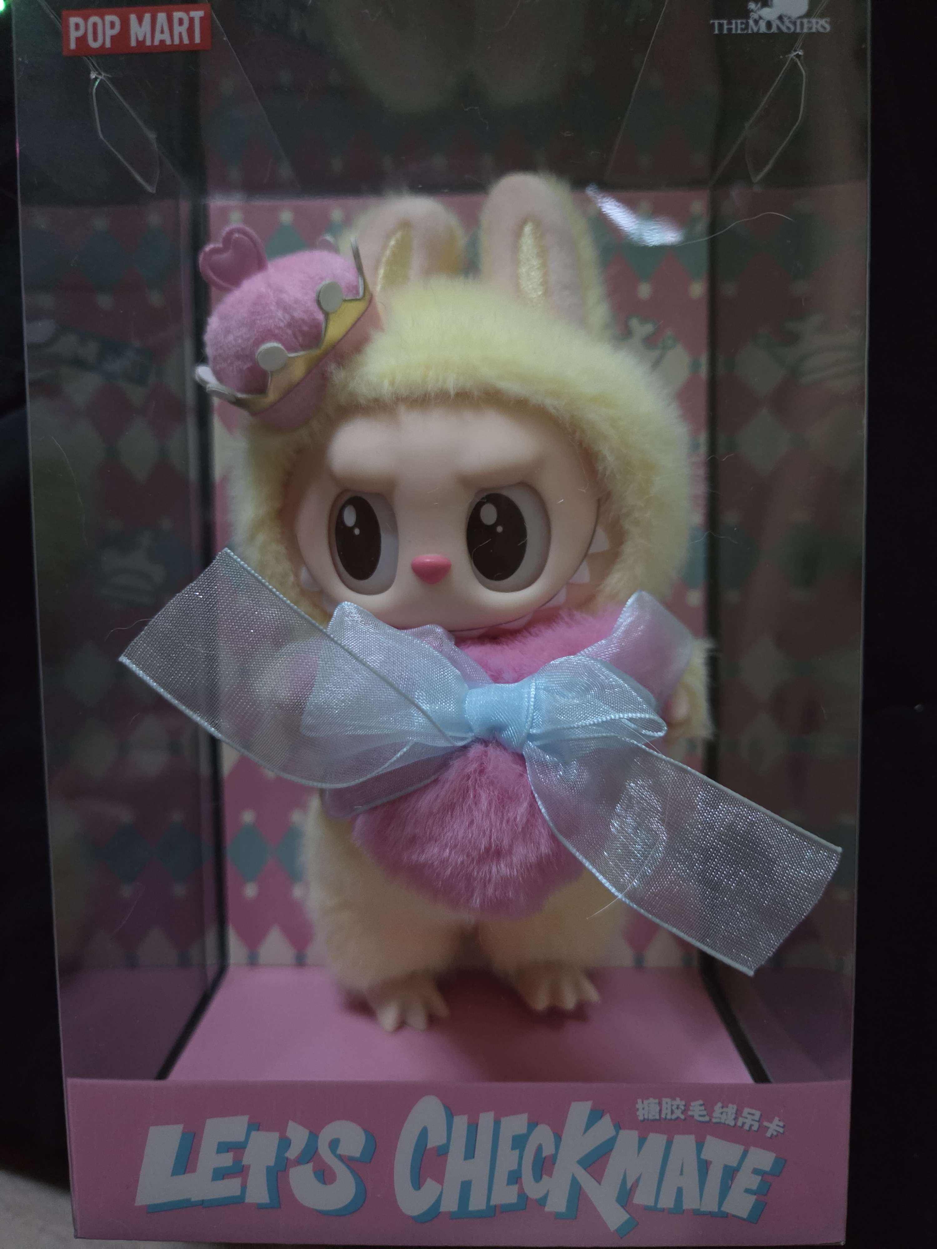 THE MONSTERS Let's Checkmate Series-Vinyl Plush Hanging Card