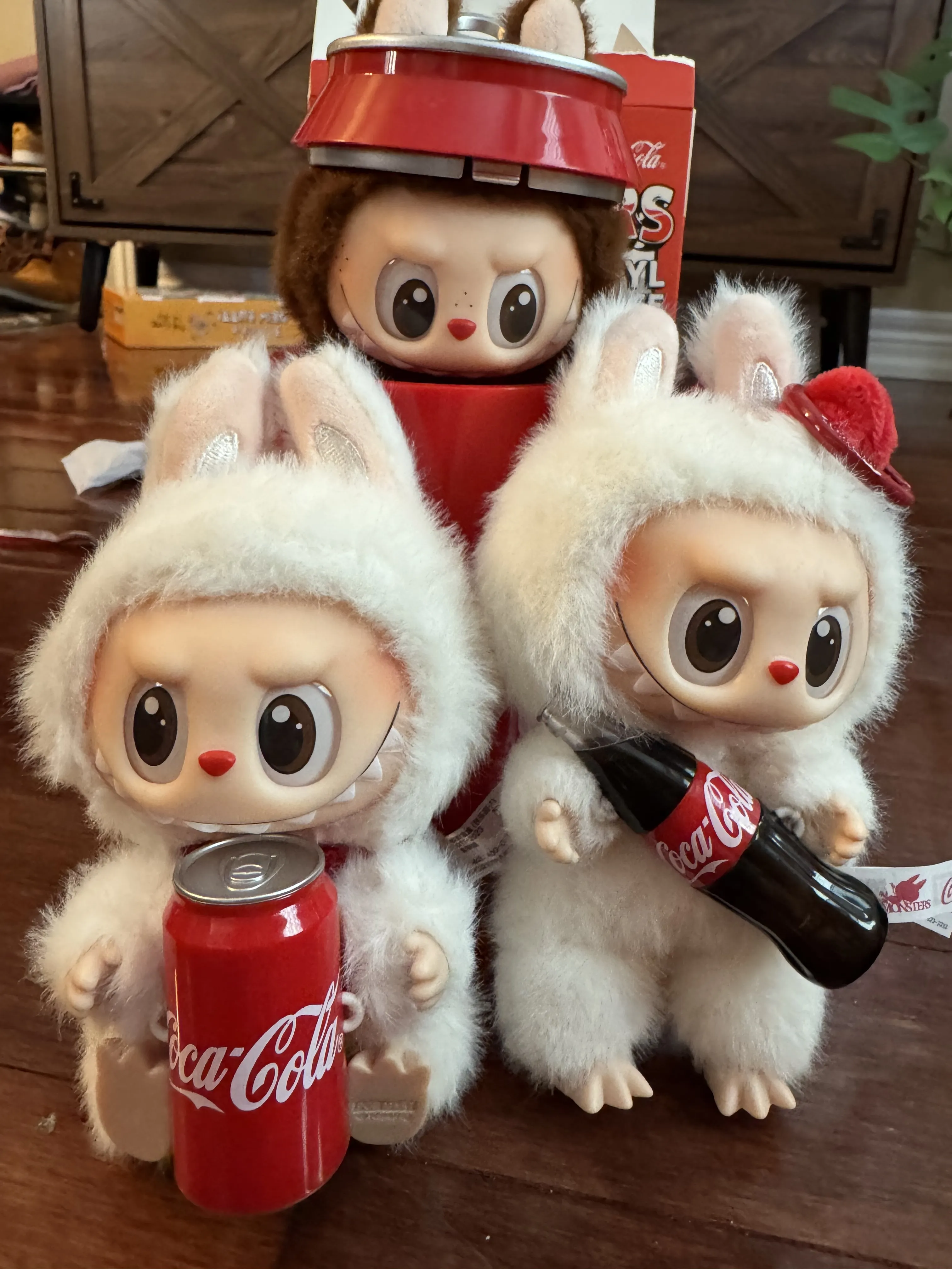 POP NOW:THE MONSTERS COCA-COLA SERIES-Vinyl Face Blind Box