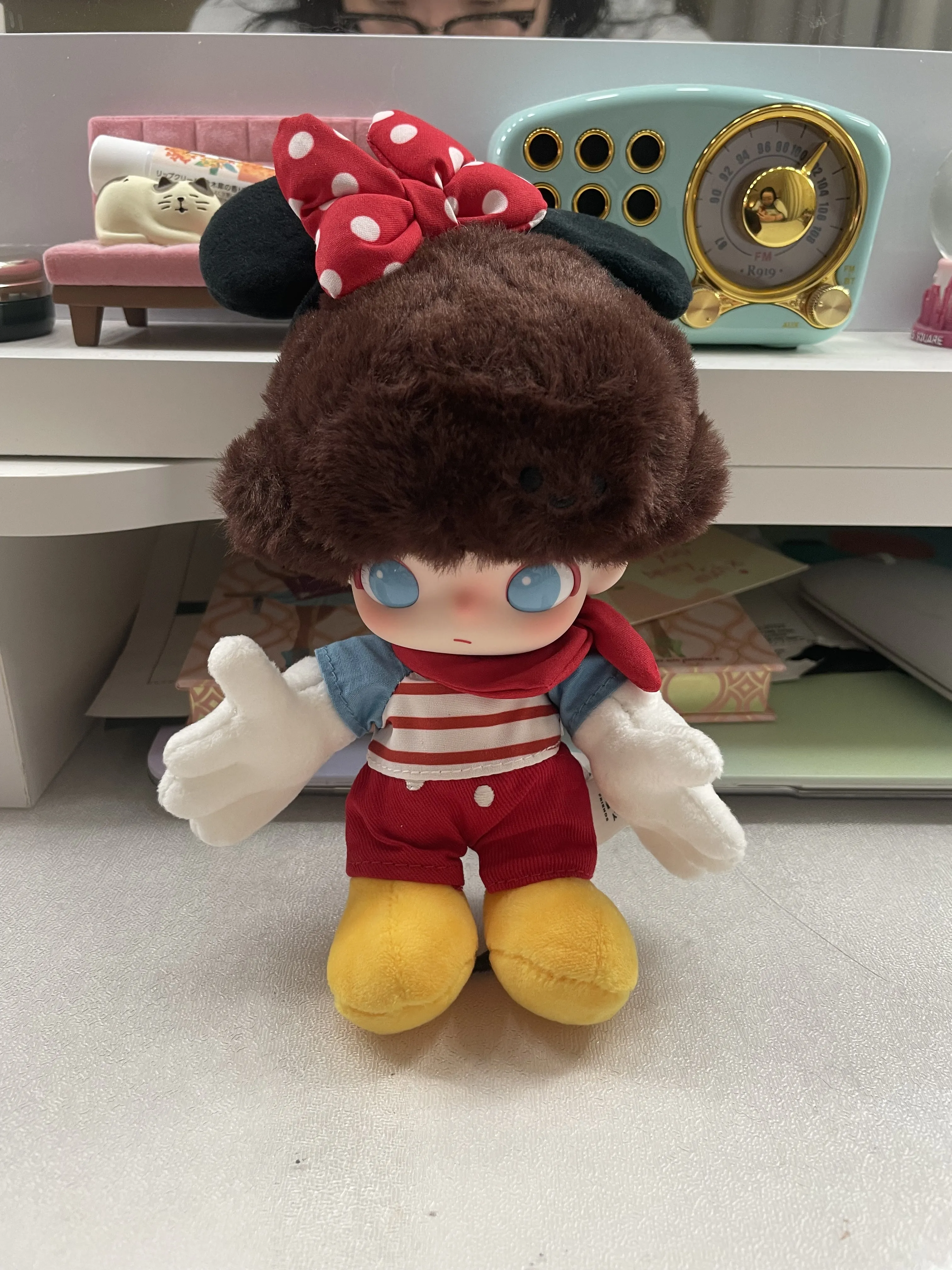 POP NOW:DIMOO WORLD × DISNEY Series-Vinyl Plush Keychain