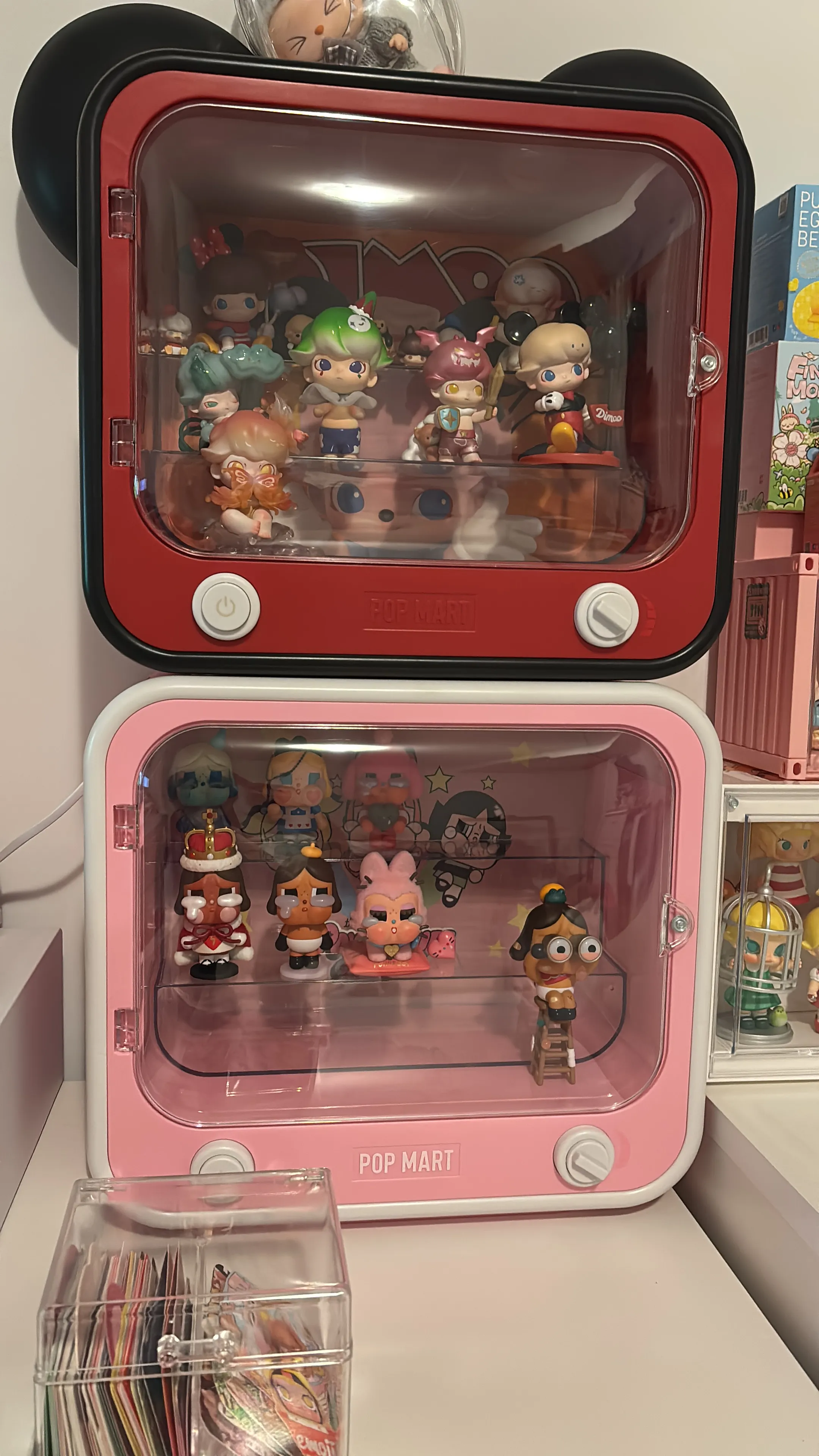 POPMART DIMOO ディスプレイコンテナボックス 2個セット POPMART DIMOO ディスプレイコンテナボックス 2個セット