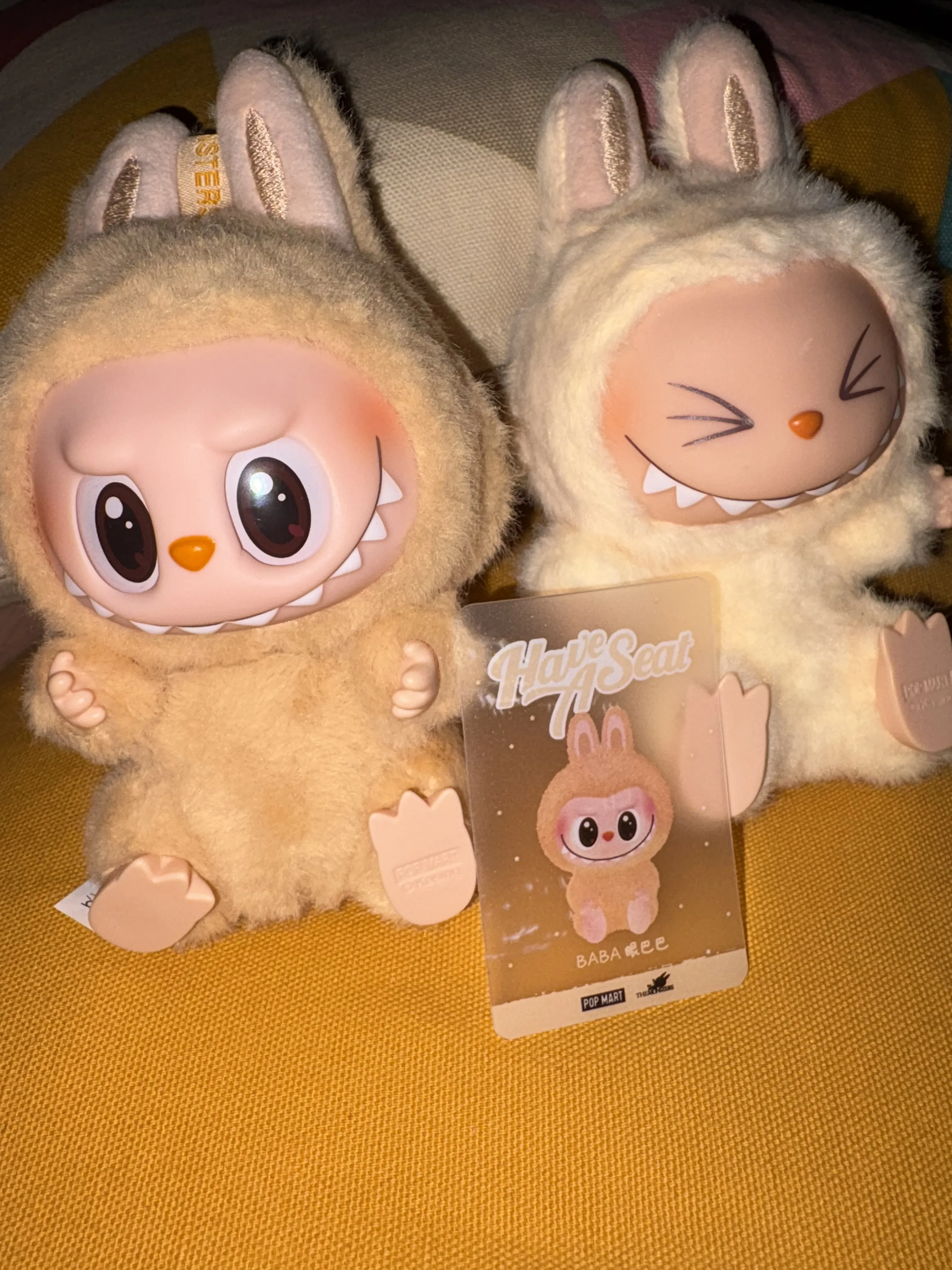 POP MART Have A Seat LABUBU ぬいぐるみ POP NOW:THE MONSTERS - Have a Seat Vinyl Plush Blind Box