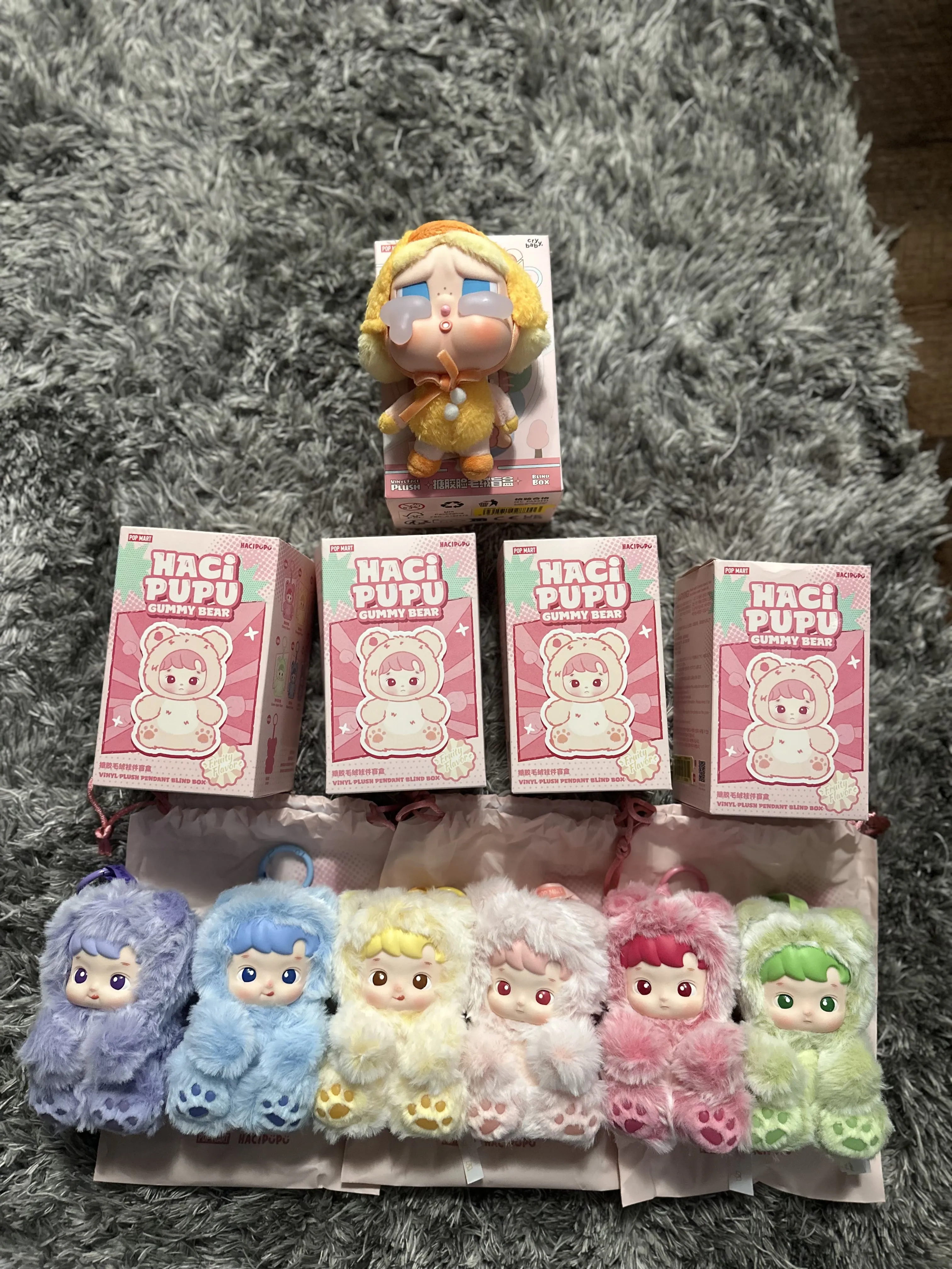 HACIPUPU Gummy Bear Series-Vinyl Plush Pendant Blind Box