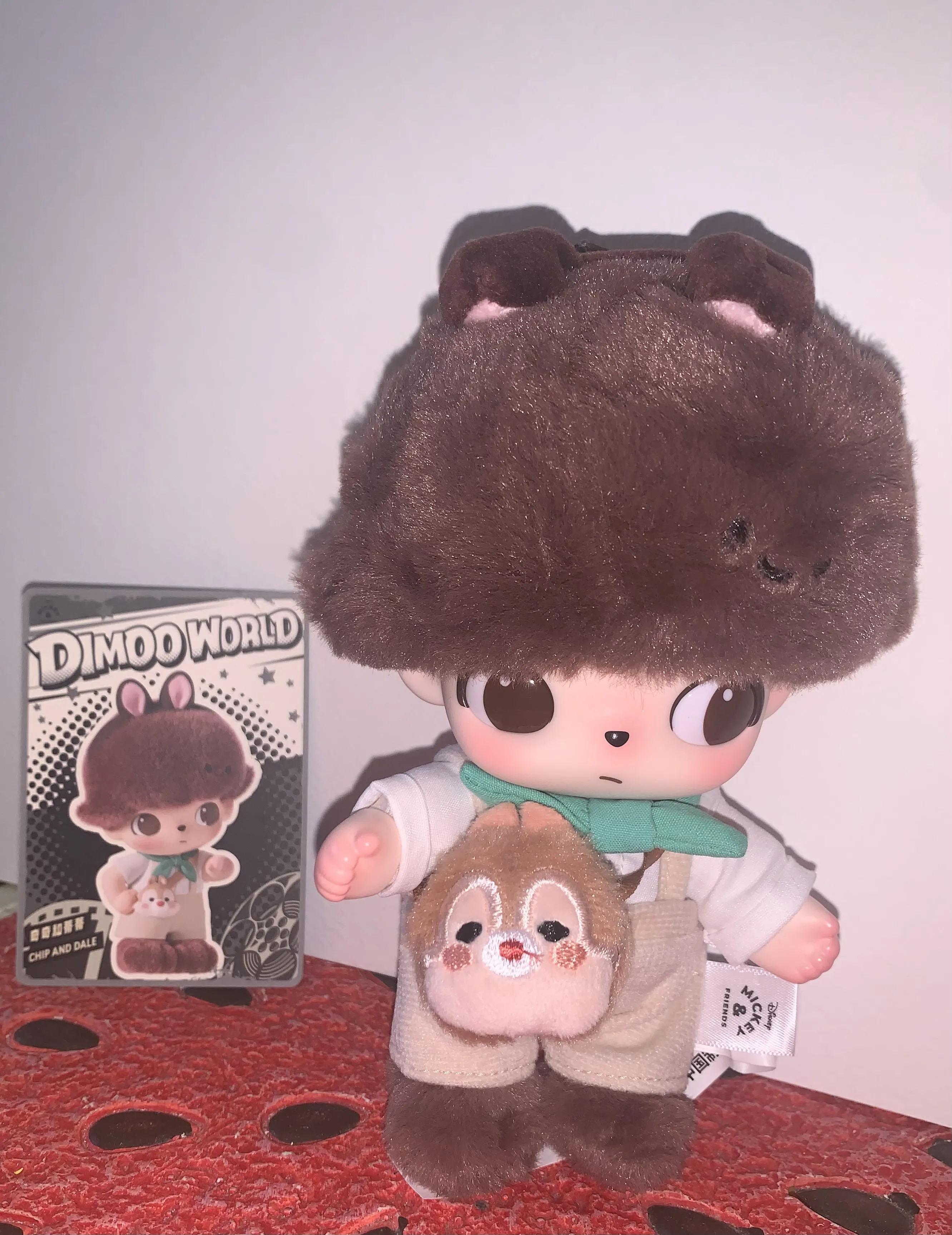 DIMOO POPMARTぬいぐるみキーホルダー DIMOO WORLD × DISNEY Series-Vinyl Plush Keychain Blind Box