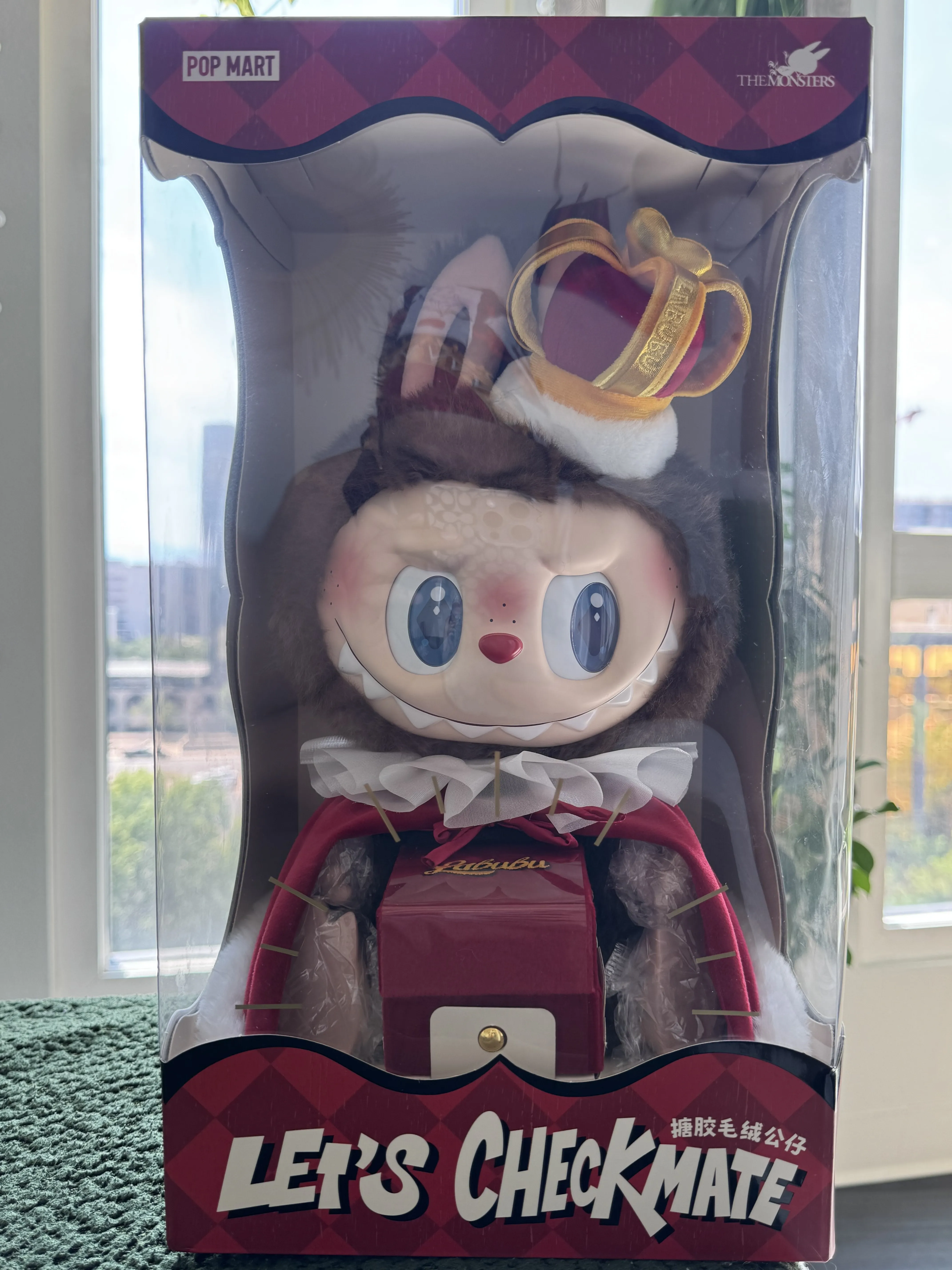 POP MART LET'S CHECKMATE ラブブ THE MONSTERS Let's Checkmate Series-Vinyl Plush Hanging Card