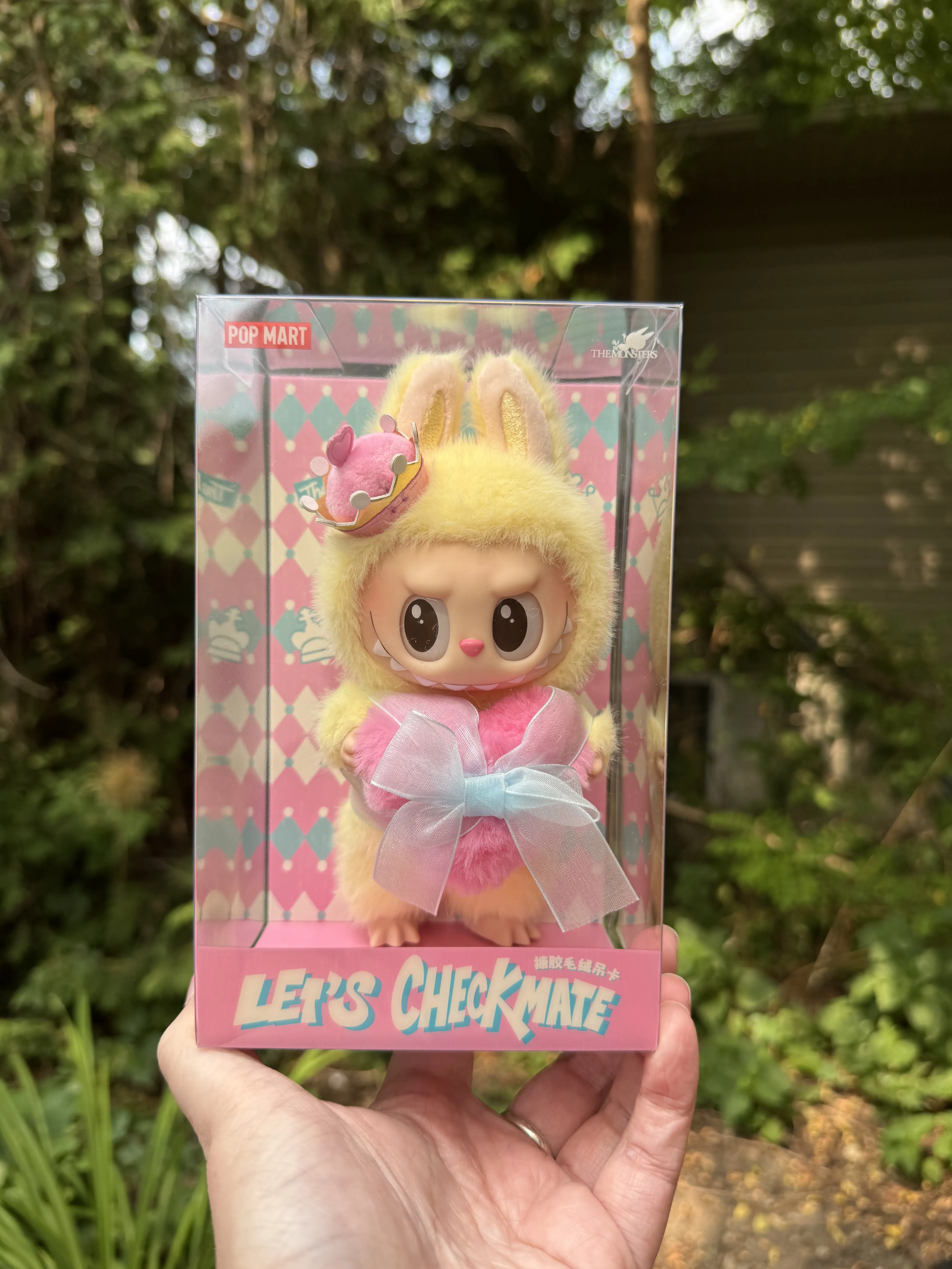 THE MONSTERS Let's Checkmate Series-Vinyl Plush Hanging Card