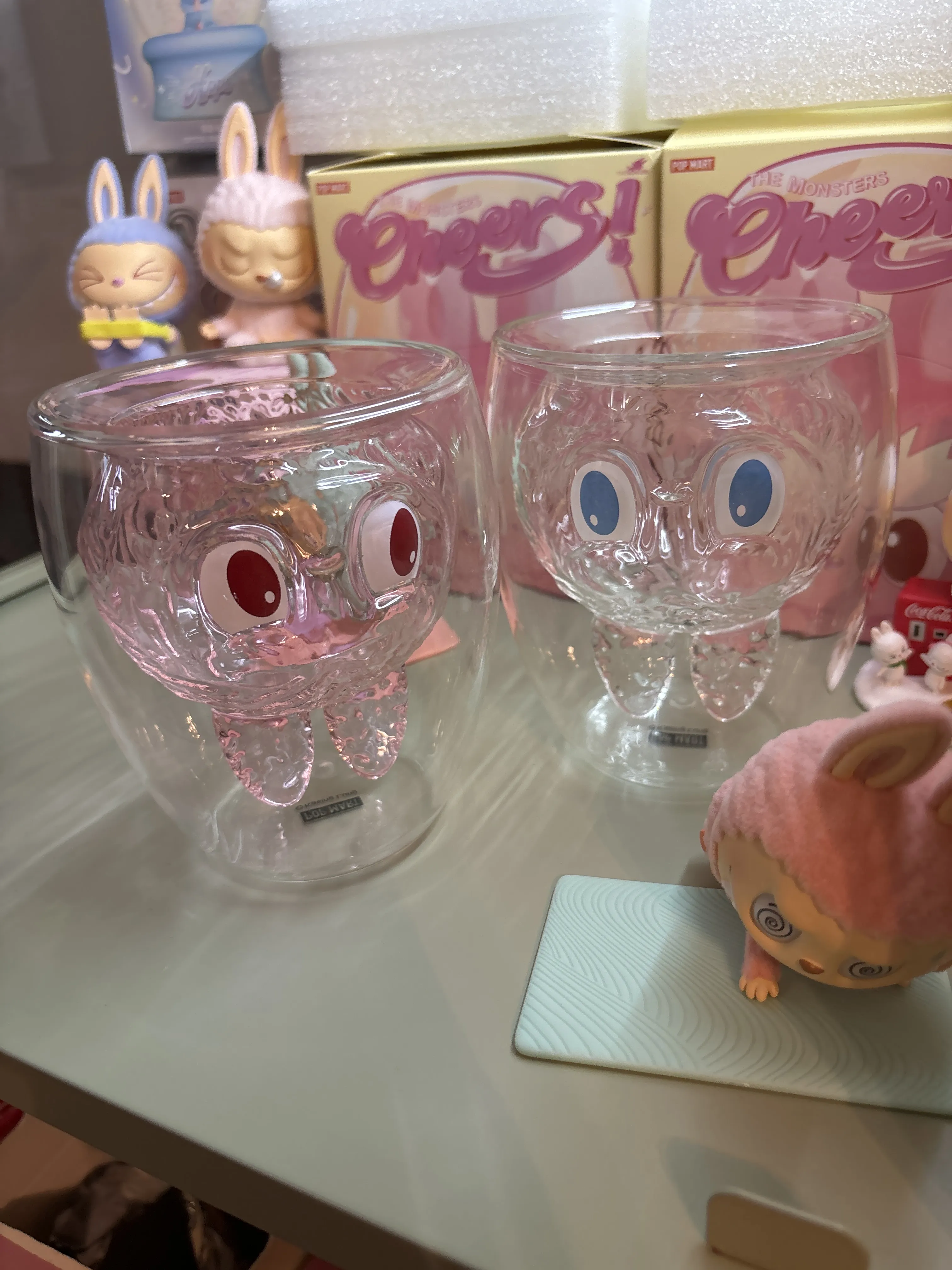 POP NOW:THE MONSTERS-CHEERS ! SERIES-Double-walled Glass