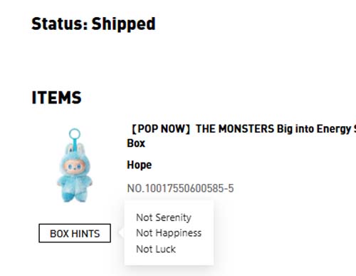 POP NOW:THE MONSTERS Big into Energy Series-Vinyl Plush