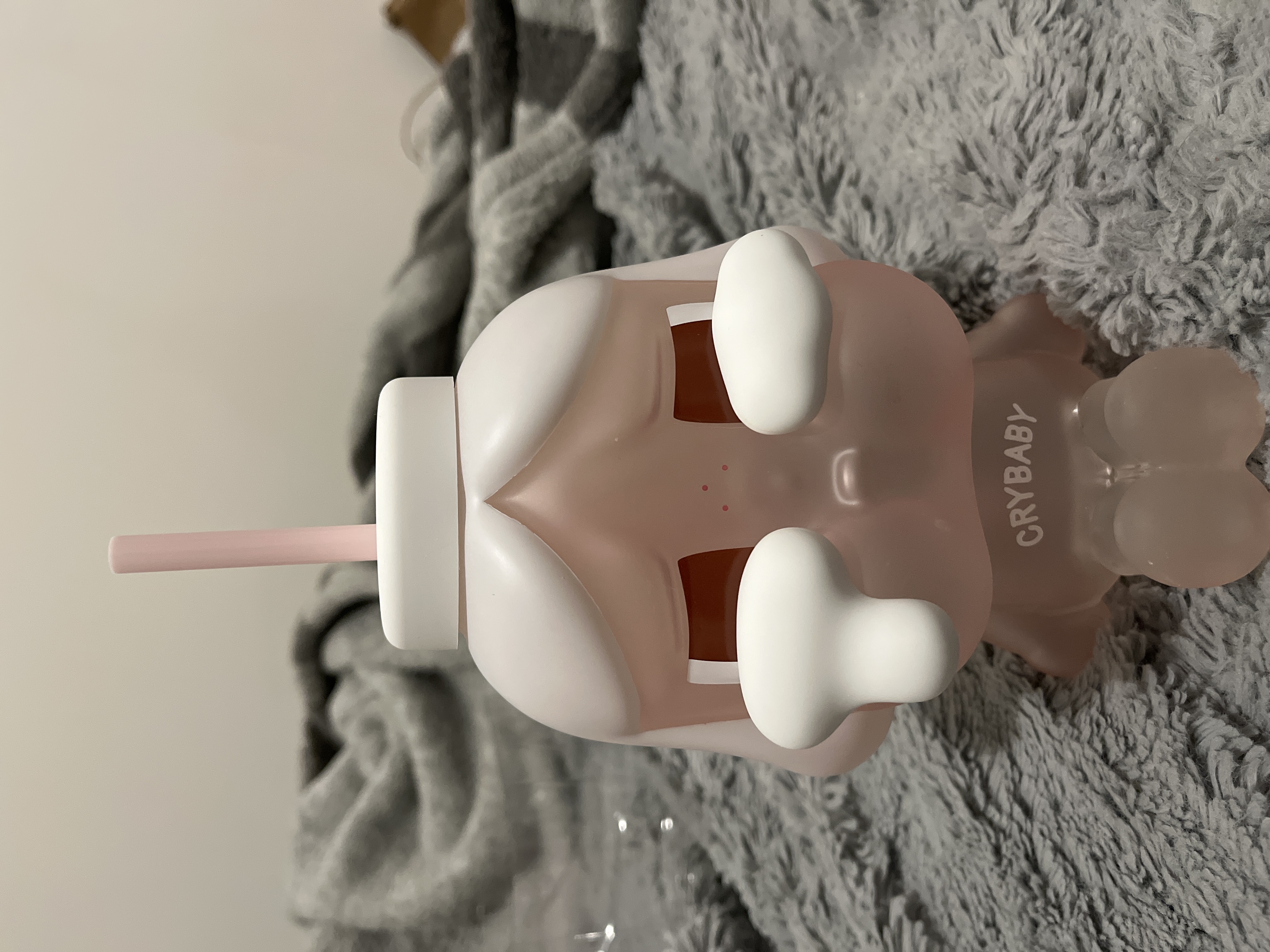 CRYBABY Crying Again Series-Plush Straw Cup (I'LL GIVE YOU