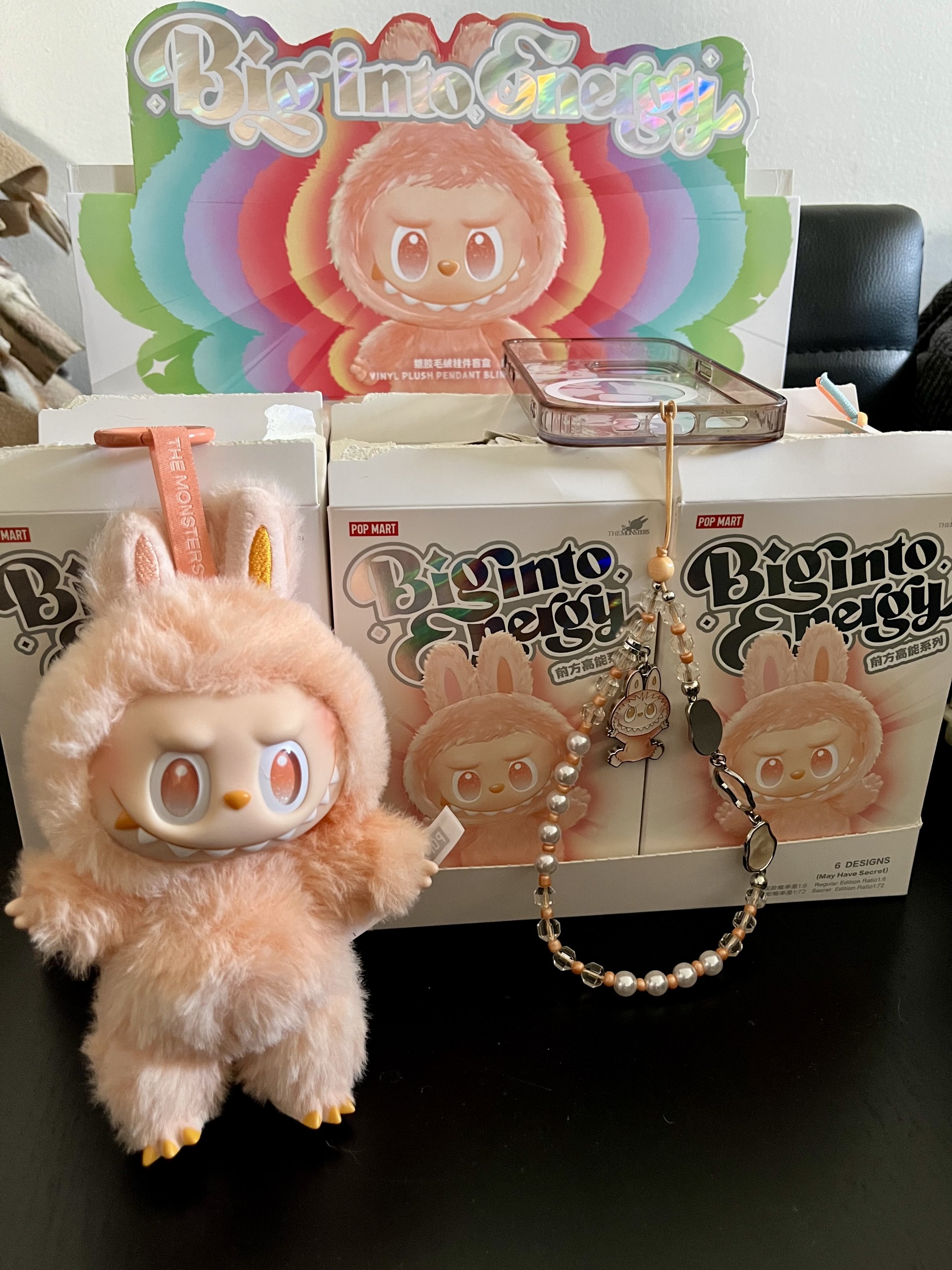 POP MART Big into Energy シークレット フォンチャーム POP NOW:THE MONSTERS Big into Energy Series-Phone Charm