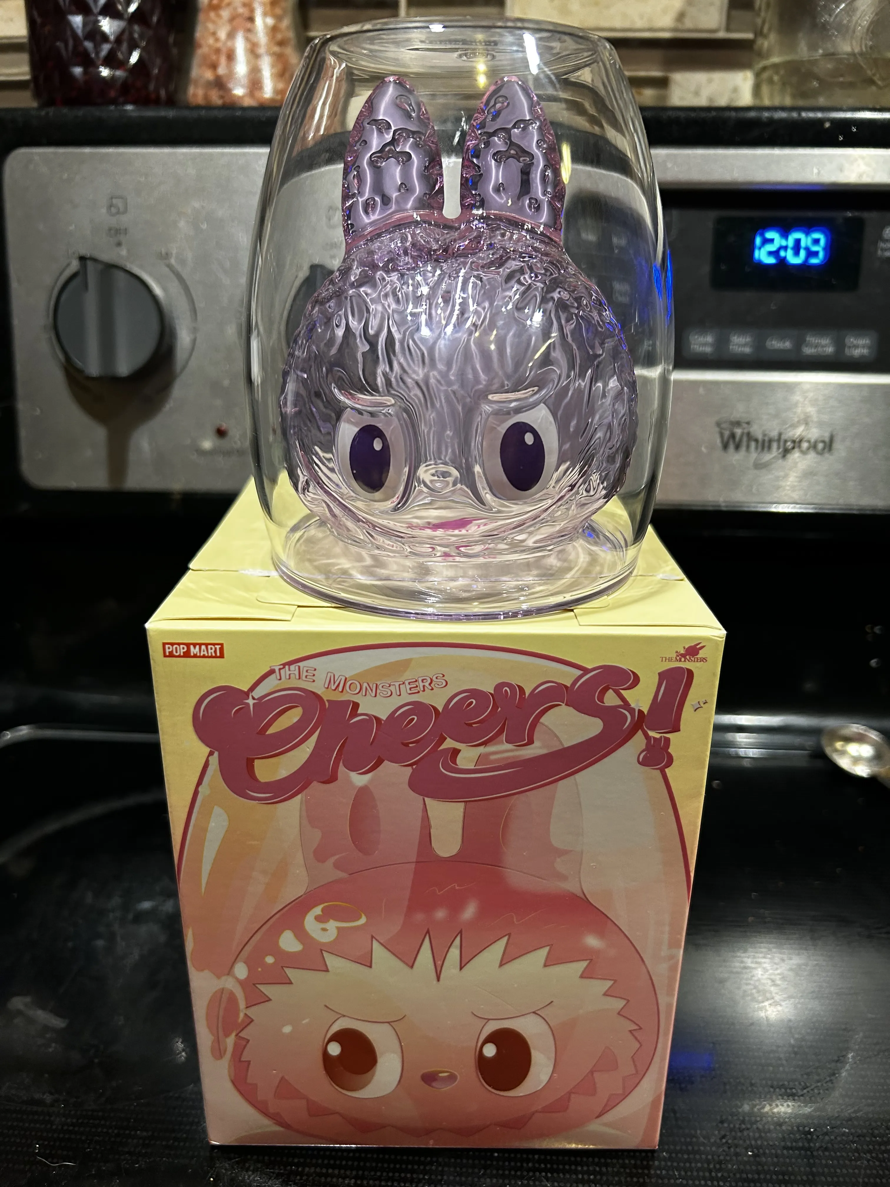 その他 POP MART THE MONSTERS Cheers!WARM HEART POP NOW:THE MONSTERS-CHEERS ! SERIES-Double-walled Glass