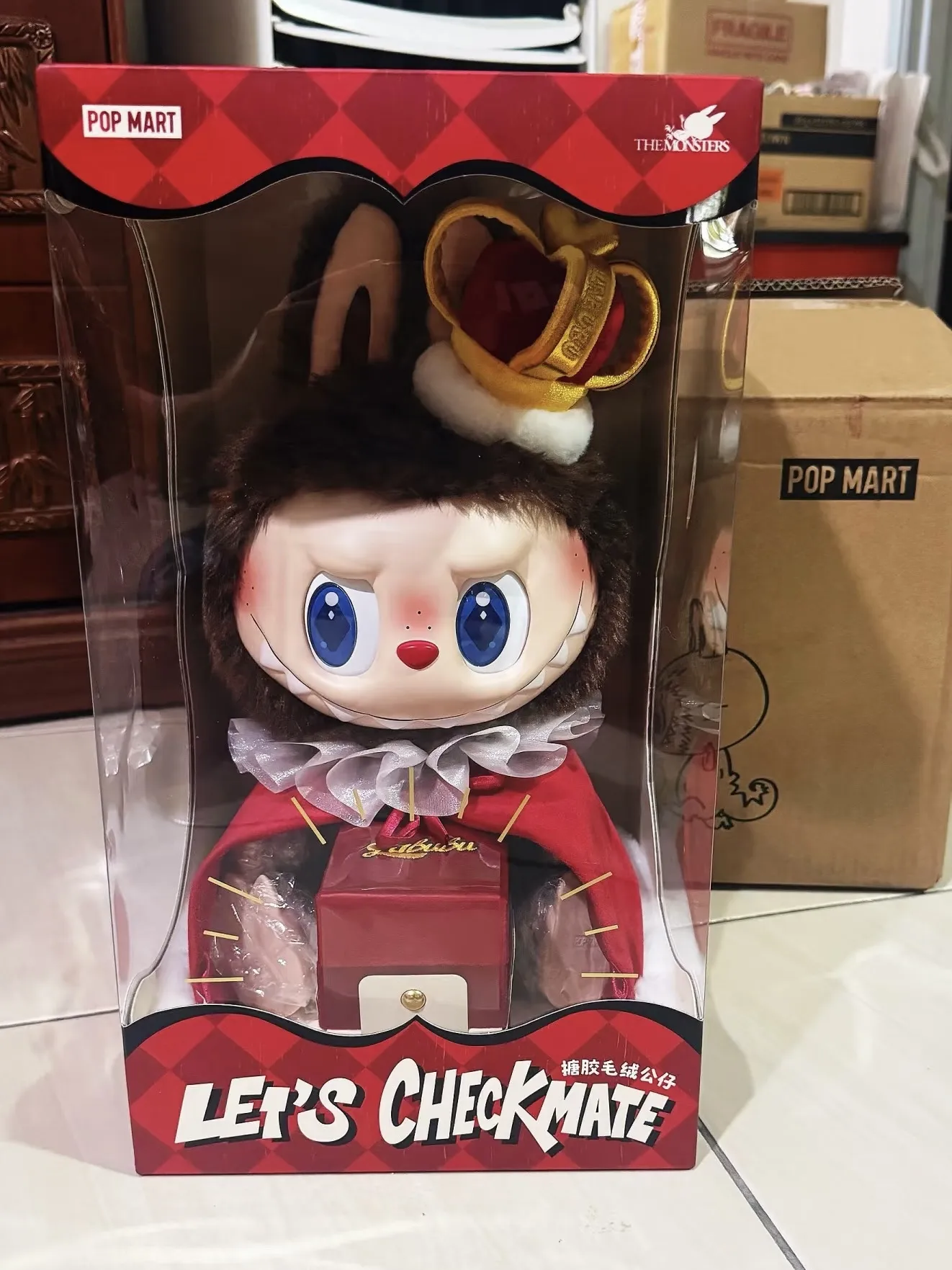 THE MONSTERS Let's Checkmate Series-Vinyl Plush Doll - POP