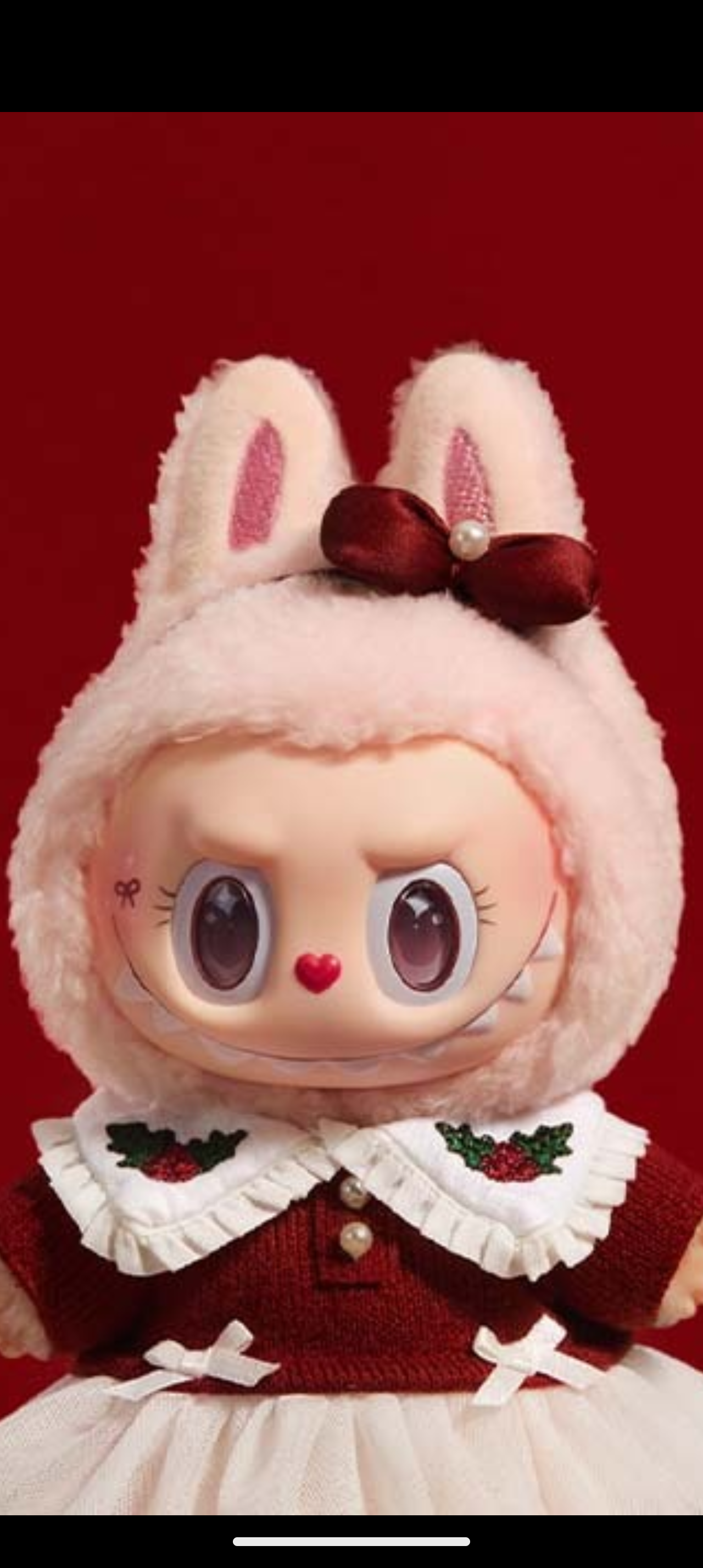 POP MART CRYBABY ドール ピンク CRYBABY Wild but Cutie Series - Vinyl Plush Pendant Blind