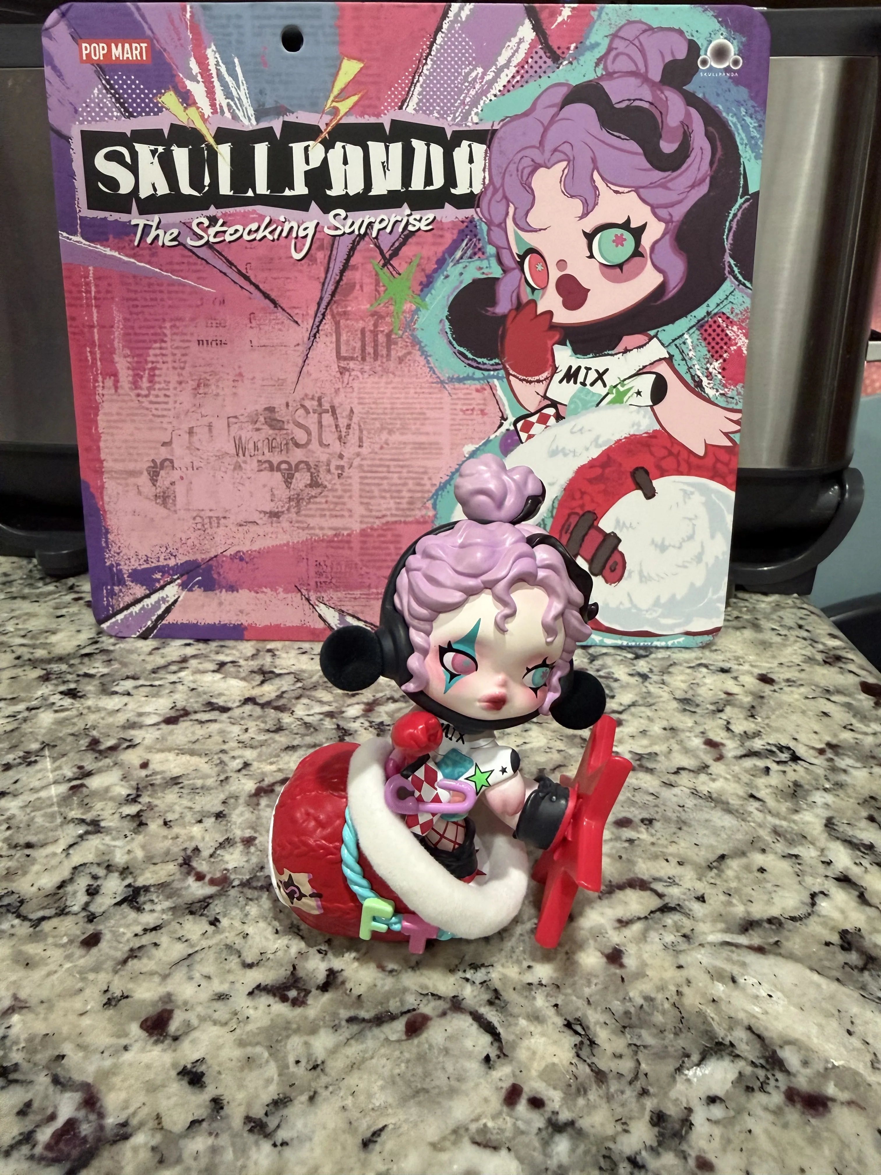 その他 SKULLPANDA The Stocking Surprise SKULLPANDA The Stocking Surprise Figure - POP MART (Thailand)