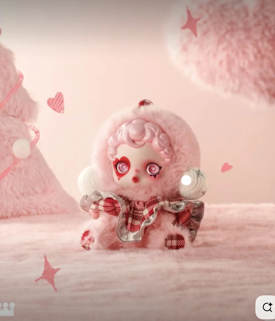 POP NOW:SKULLPANDA Winter Symphony Series Plush - POP MART