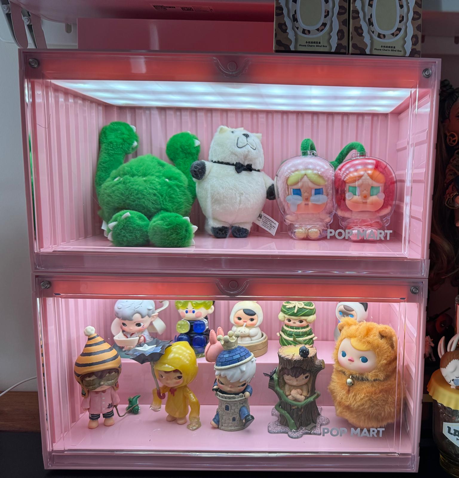 POP MART Luminous Display Container (White&Yellow&Pink) - POP MART