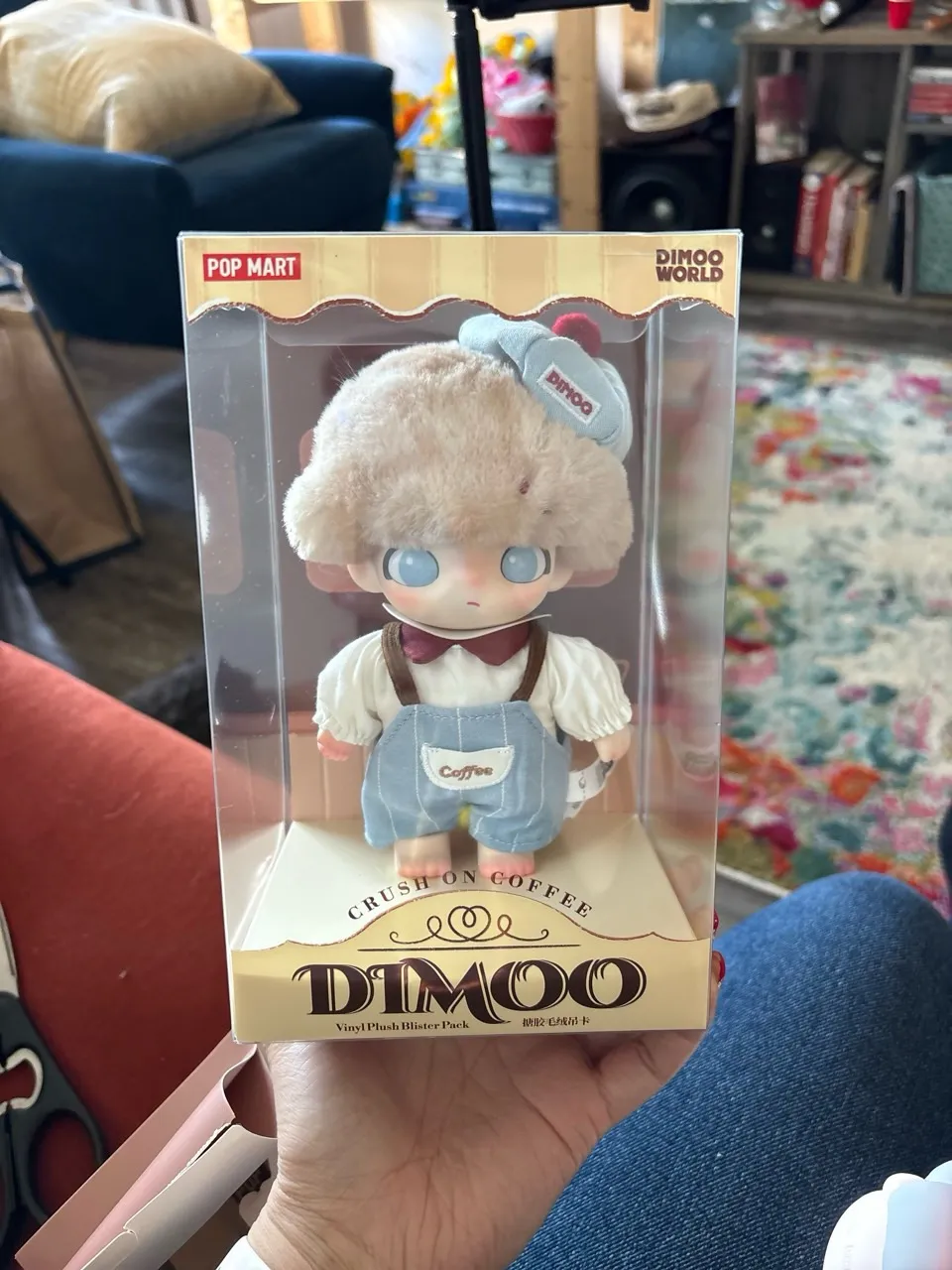 アイドル DIMOO Crush on Coffee Series-Vinyl Plush POP MART Dimoo World Crush on Coffee Vinyl Plush Blister
