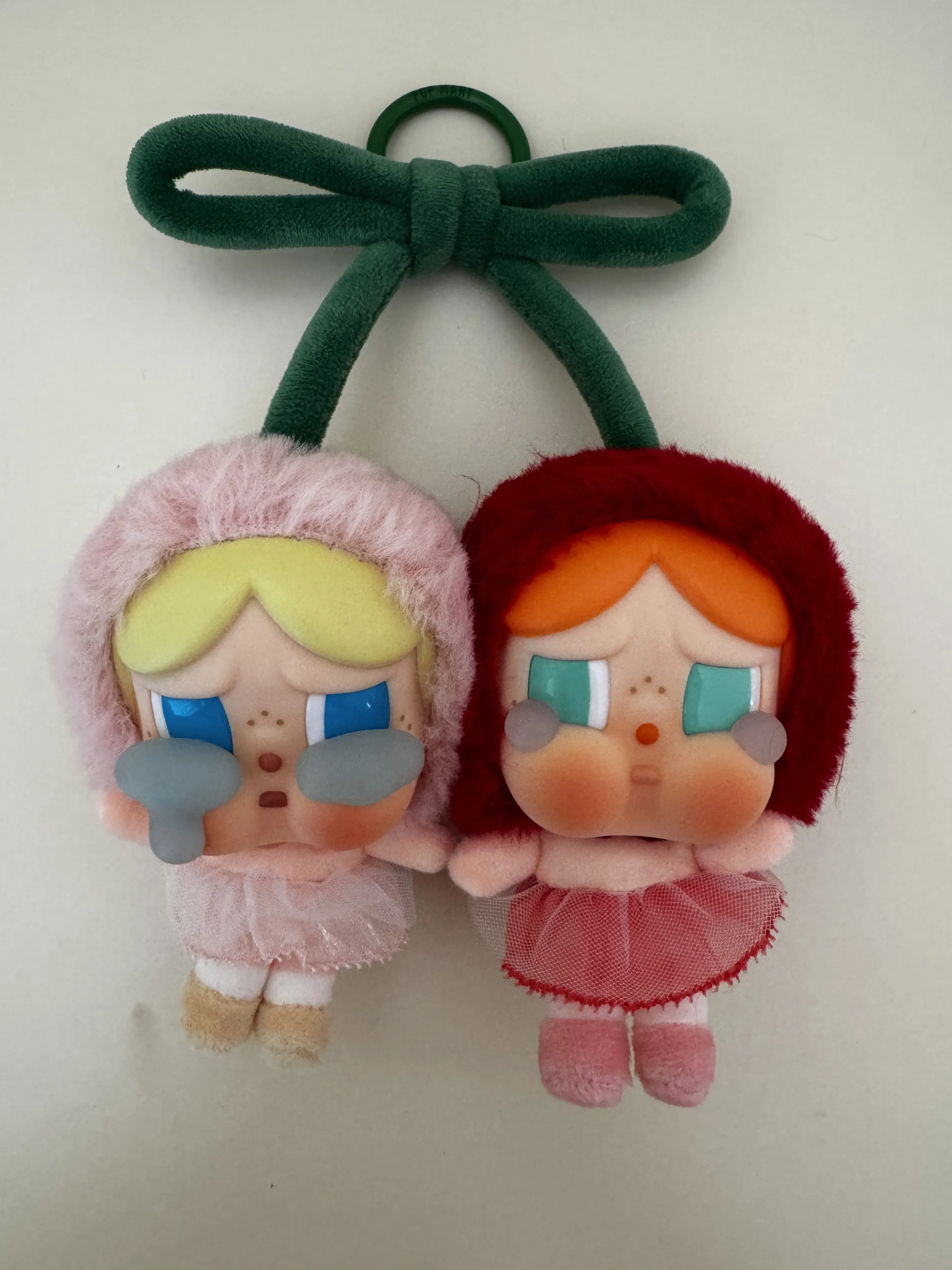 ぬいぐるみ・マスコット POP MART CRYBABY Love You Cherry Much CRYBABY Crying For Love Series-Vinyl Plush Hanging Card