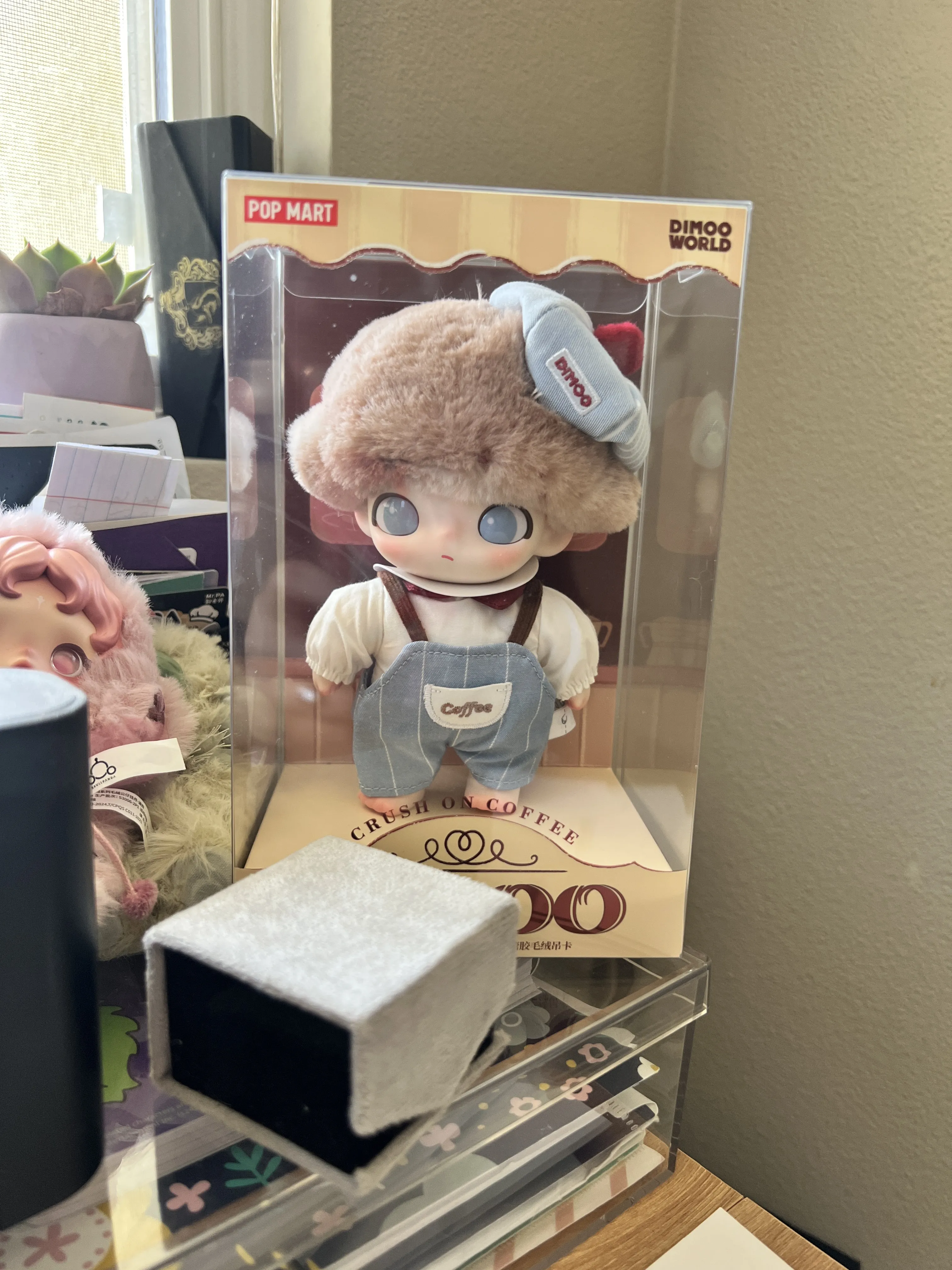 POPMART ポップマート DIMOO Crush on Coffee POP NOW:DIMOO Crush on Coffee Series-Soft-faced Plush
