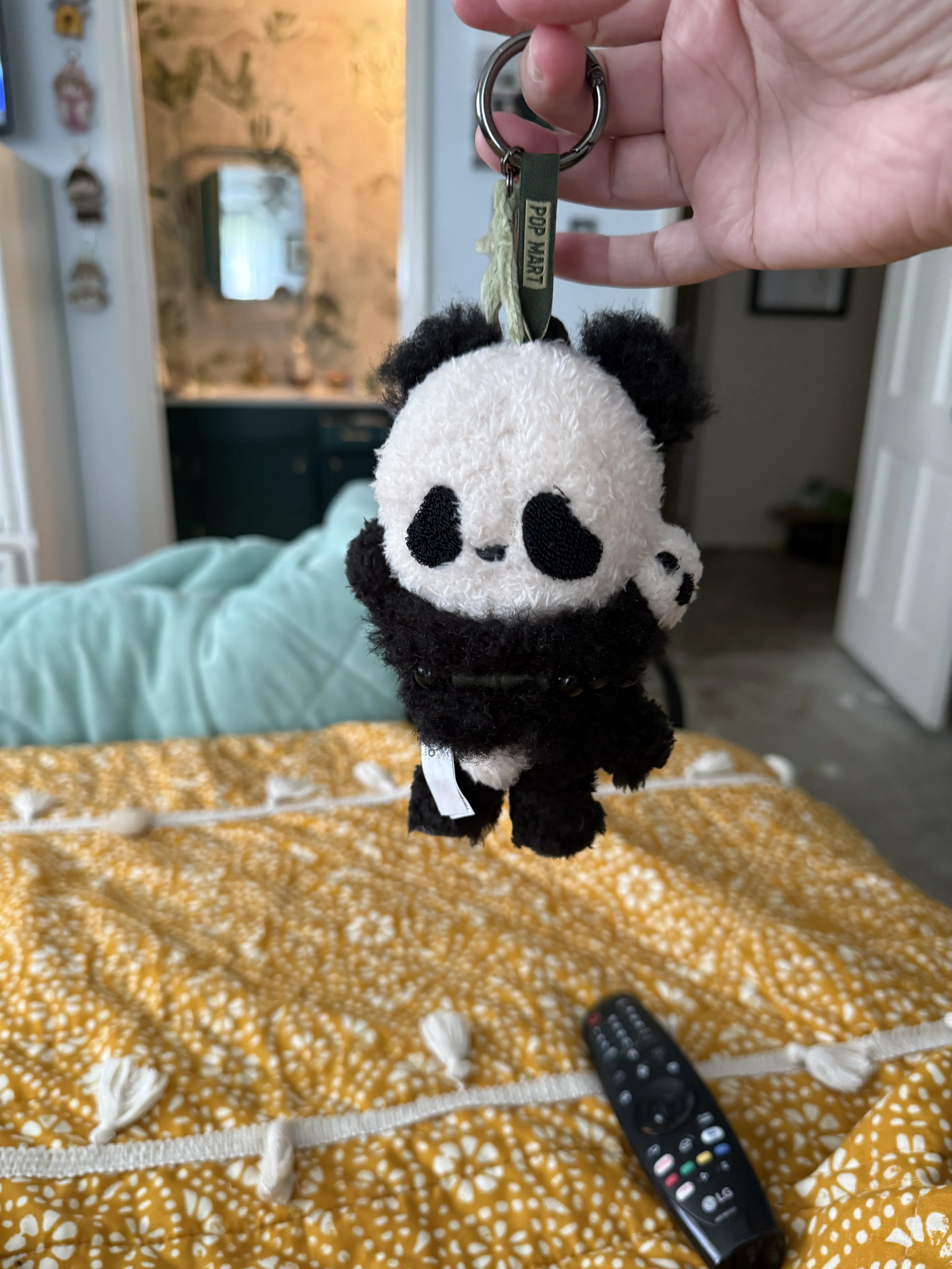 SKULLPANDA Lazy Panda Plush Doll Pendant - POP MART (United