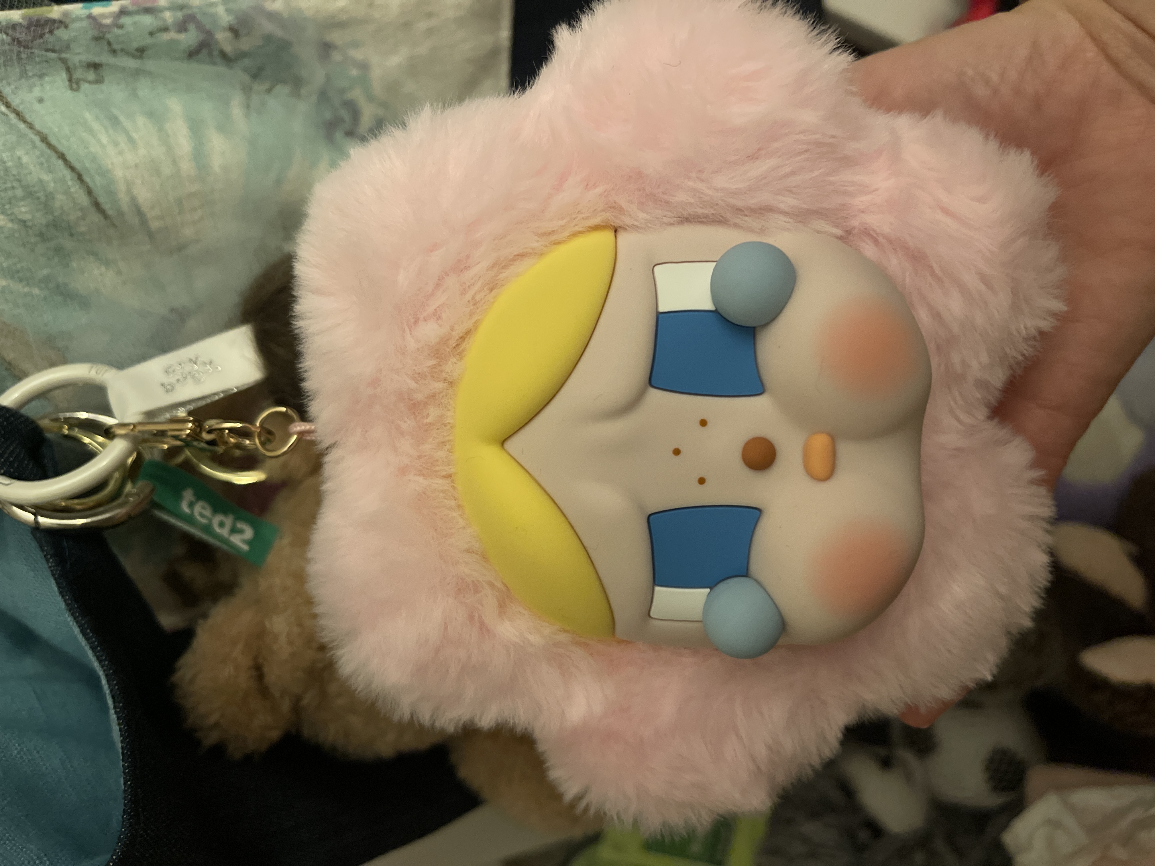 SAD CLUB 耳付きファーバッグ SAD CLUB 耳付きファーバッグ CRYBABY Sad Club Series-Silicone