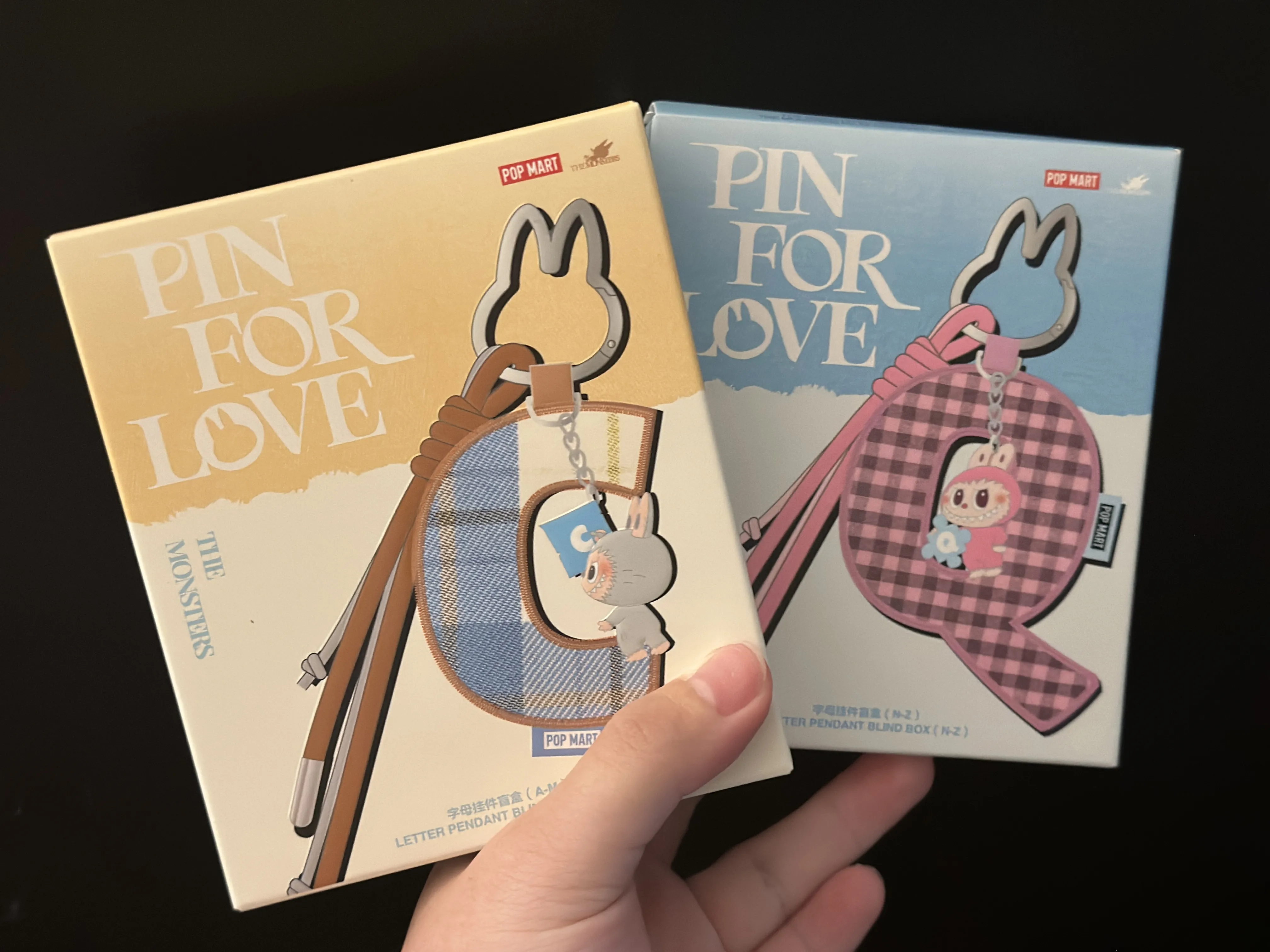 ラブブ Pin for Love Letter Pendant Box(AーM) THE MONSTERS Pin for Love Series- Letter Pendant Blind Box